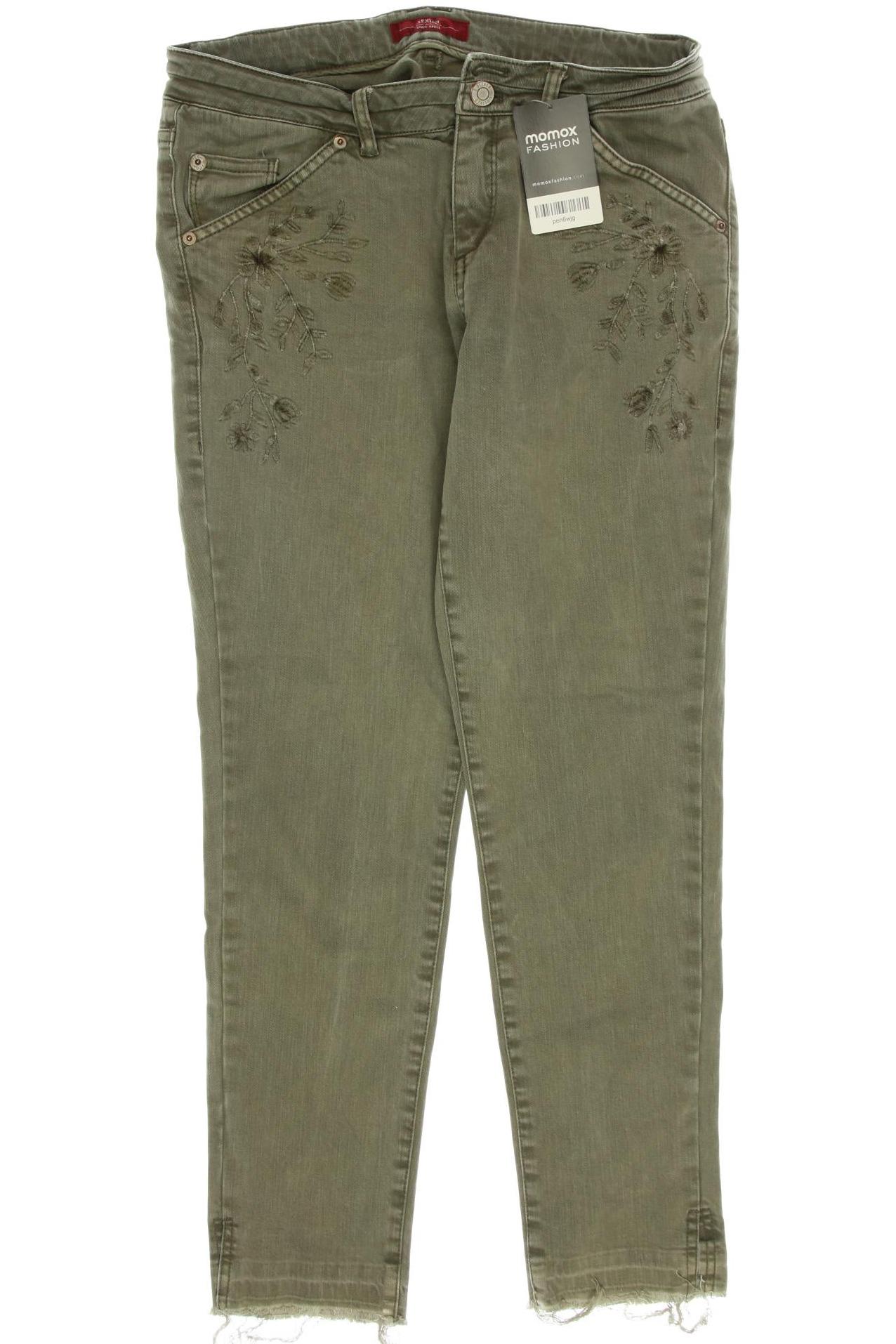 

s.Oliver Damen Jeans, grün