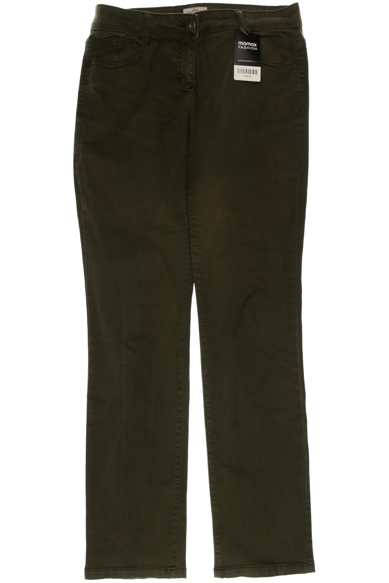 

s.Oliver Damen Stoffhose, grün, Gr. 38