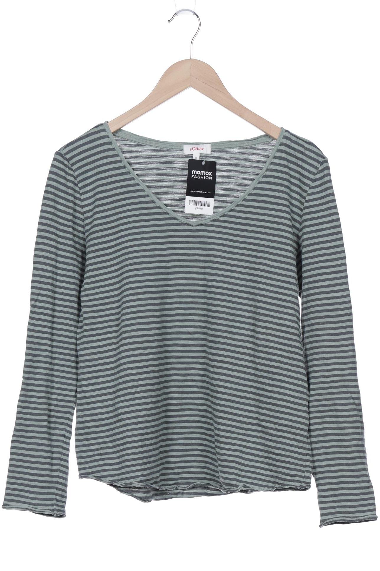 

s.Oliver Damen Langarmshirt, grün, Gr. 38