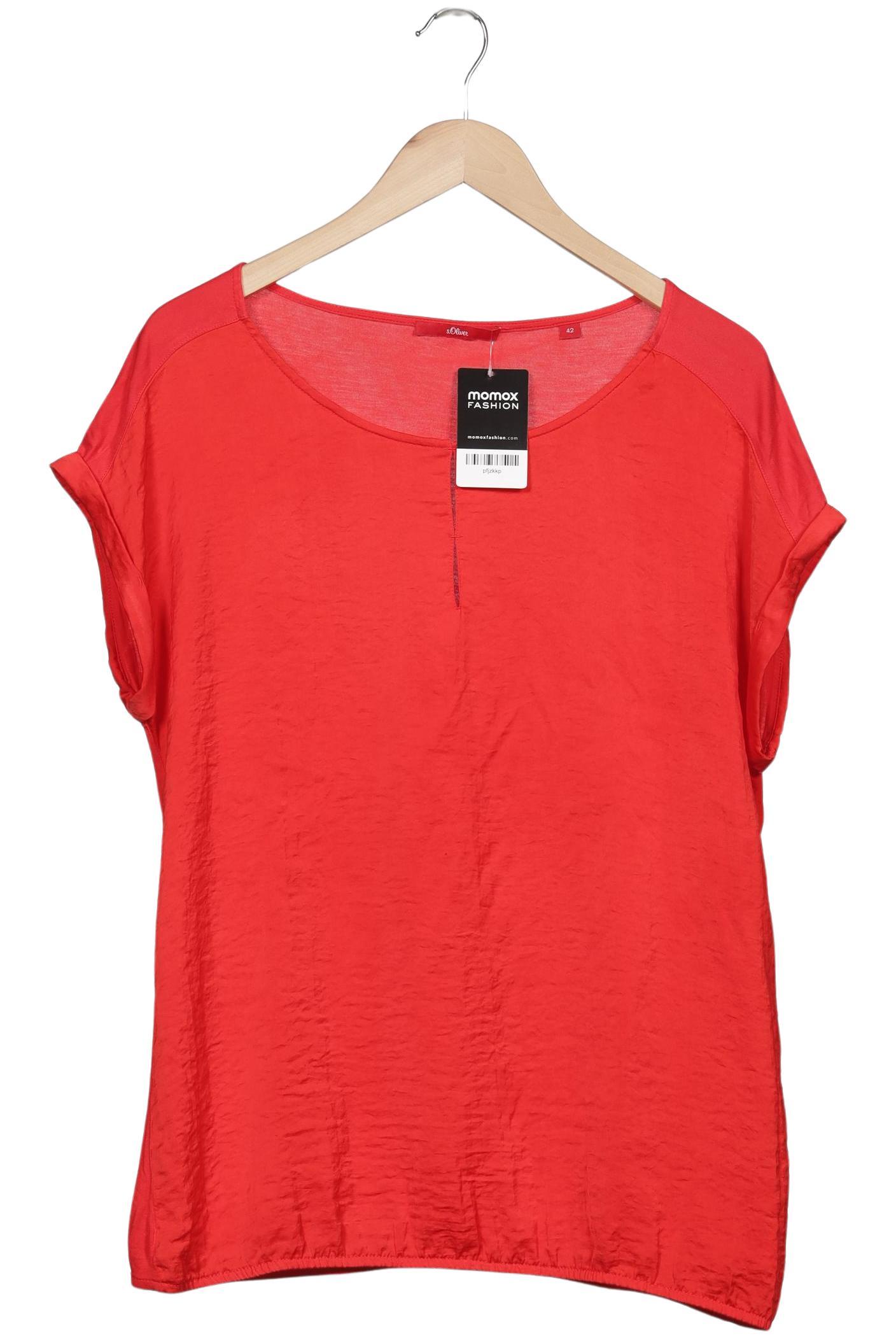 

s.Oliver Damen T-Shirt, orange, Gr. 42