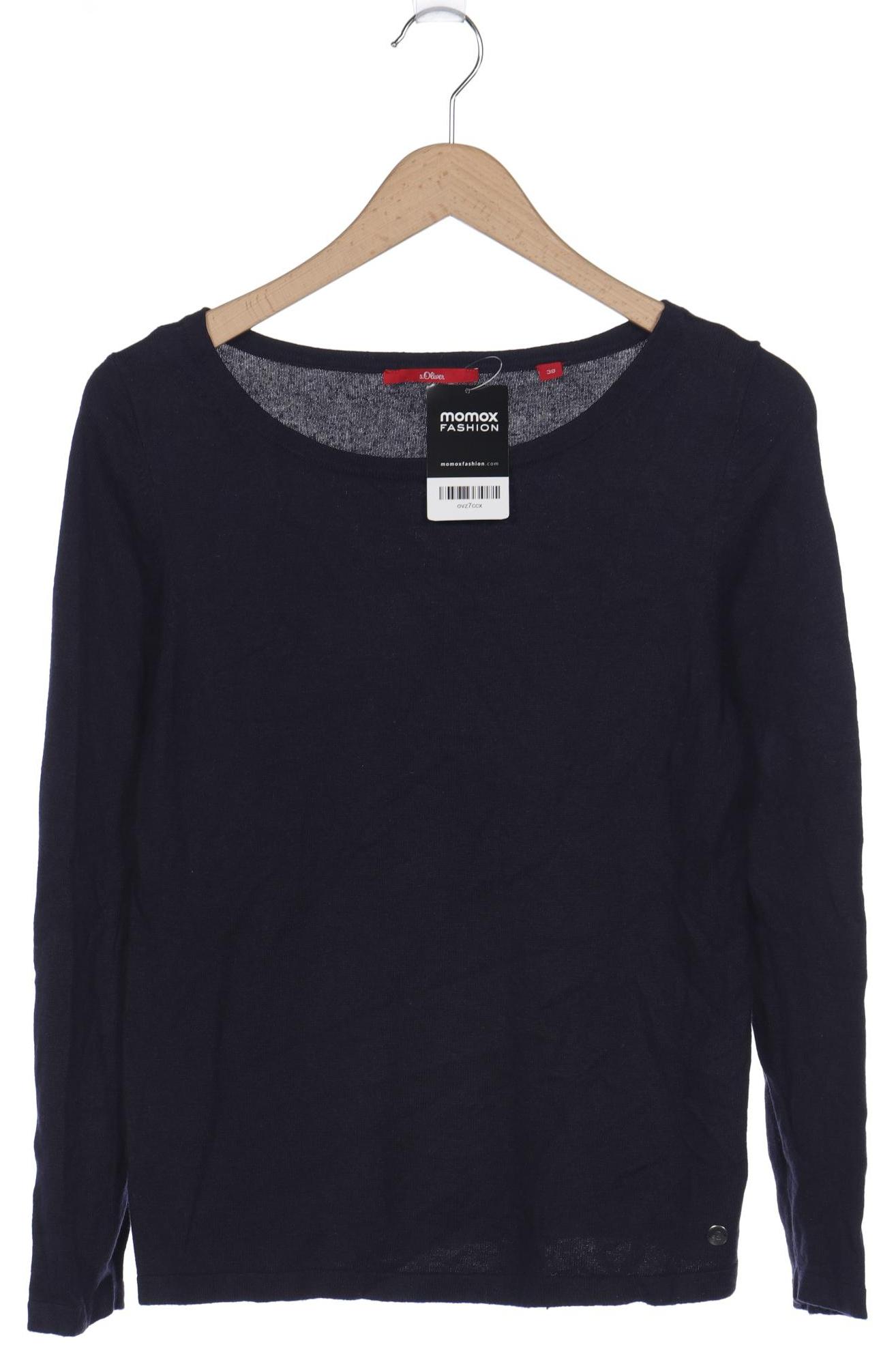 

s.Oliver Damen Pullover, marineblau