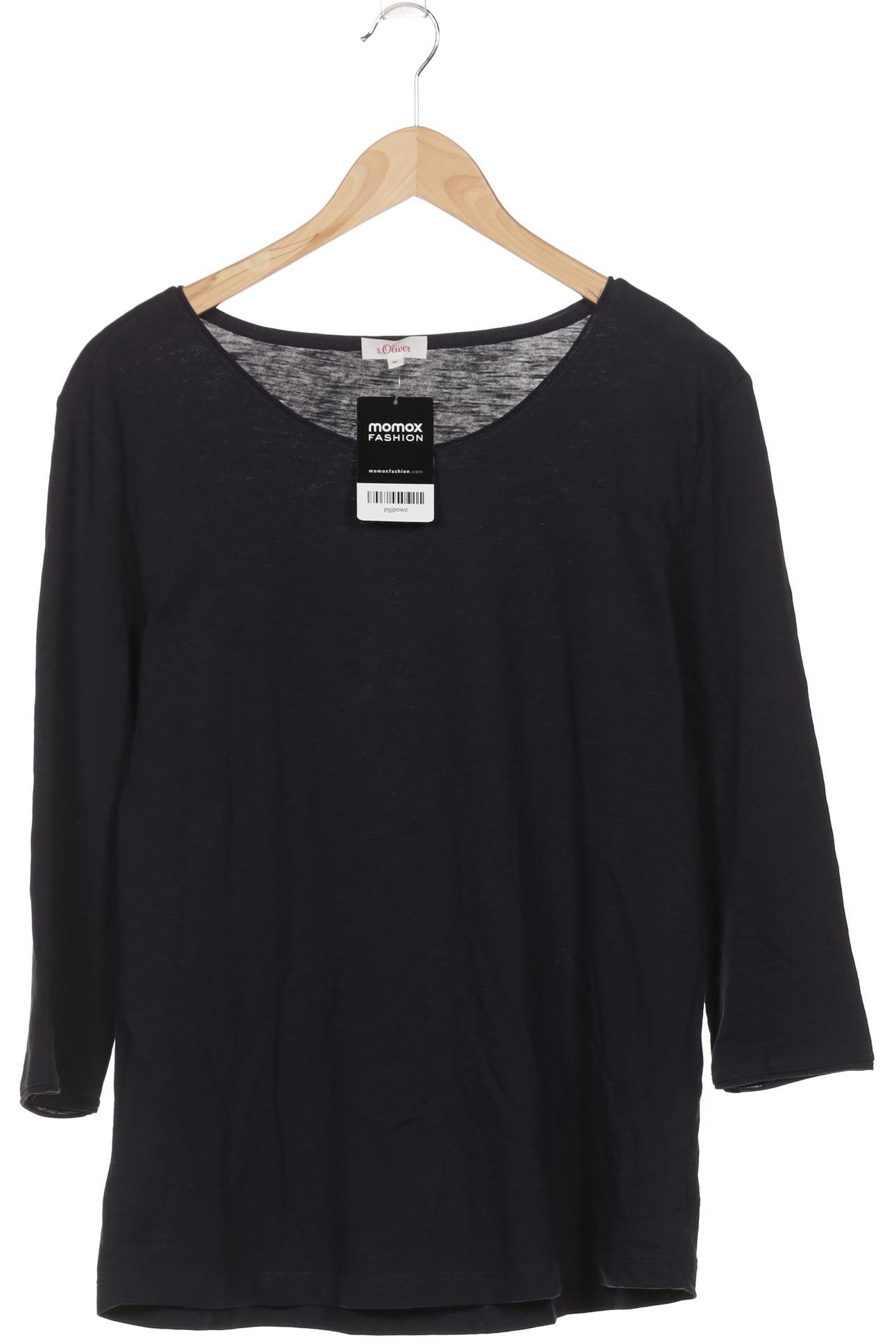 

s.Oliver Damen Langarmshirt, marineblau, Gr. 38