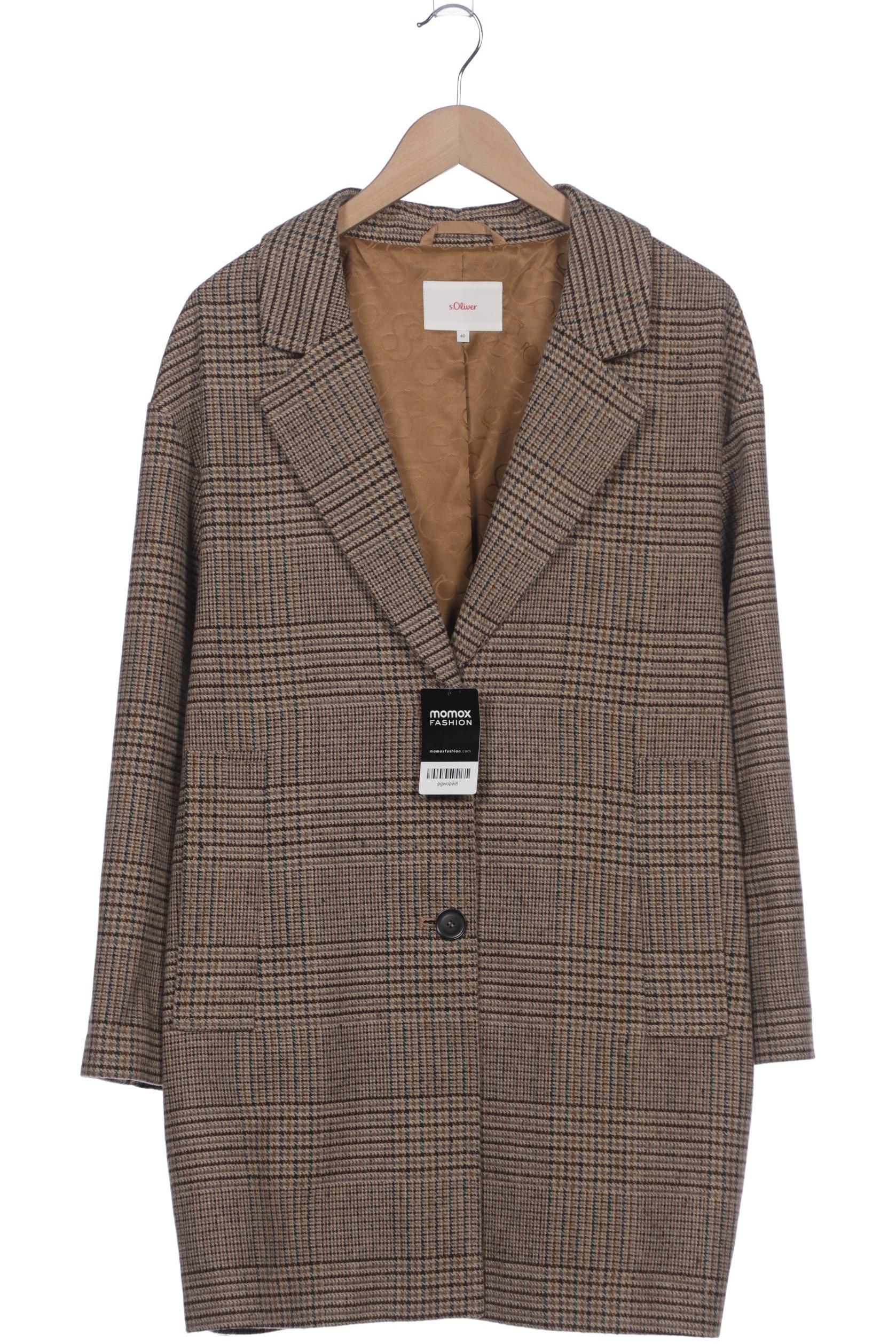 

s.Oliver Damen Mantel, beige, Gr. 40