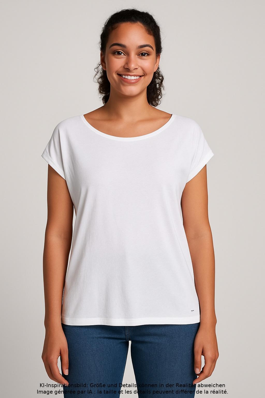 

s.Oliver Damen T-Shirt, weiß, Gr. 44