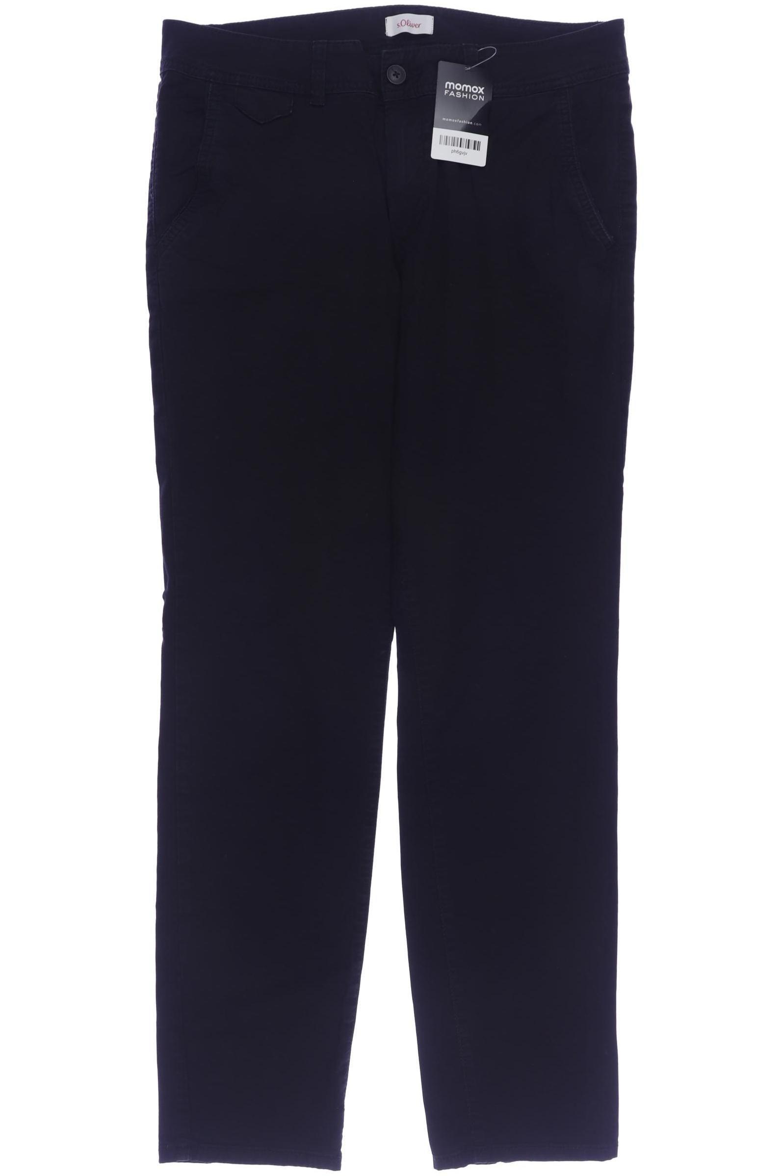 

s.Oliver Damen Stoffhose, schwarz, Gr. 38