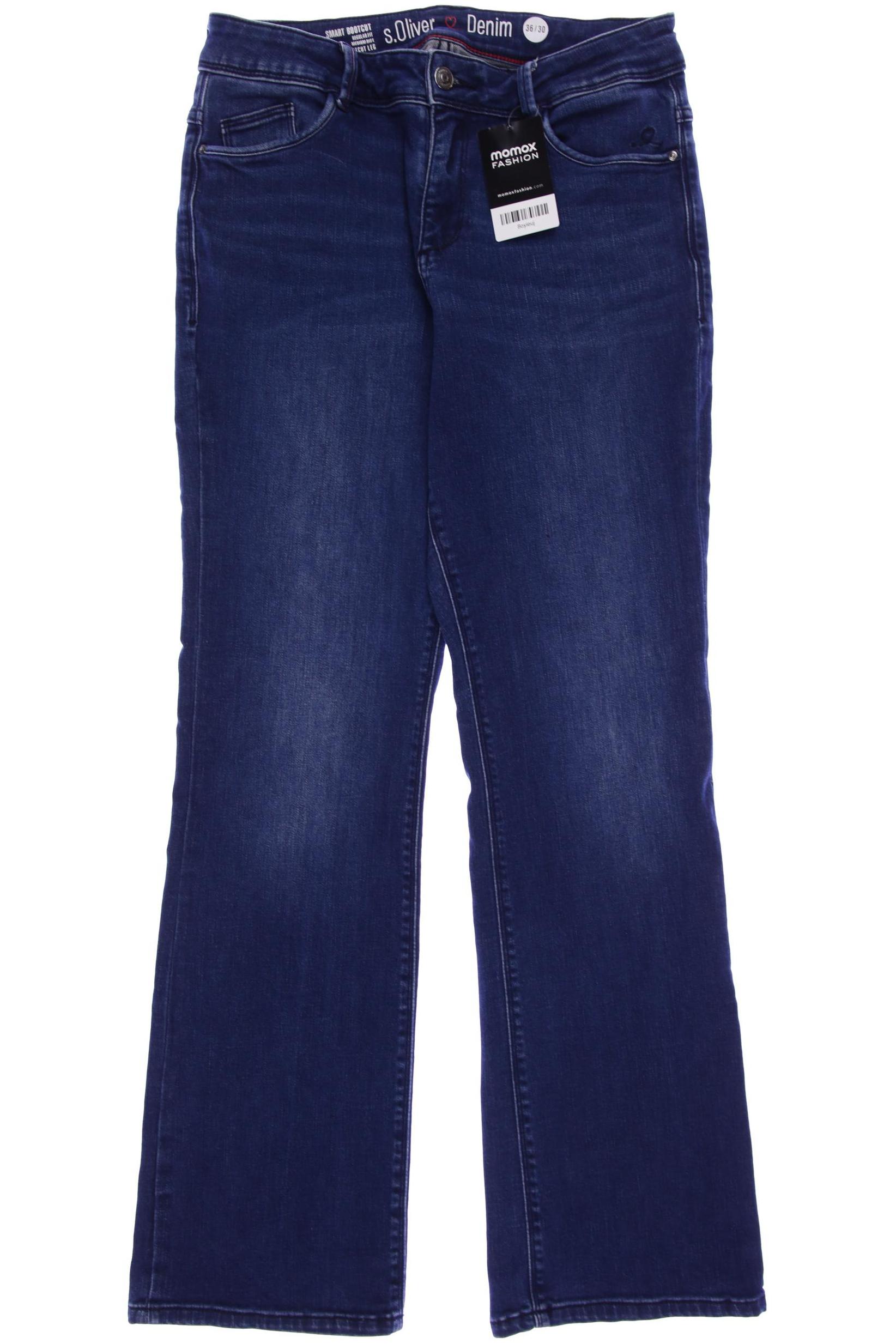 

s.Oliver Damen Jeans, blau