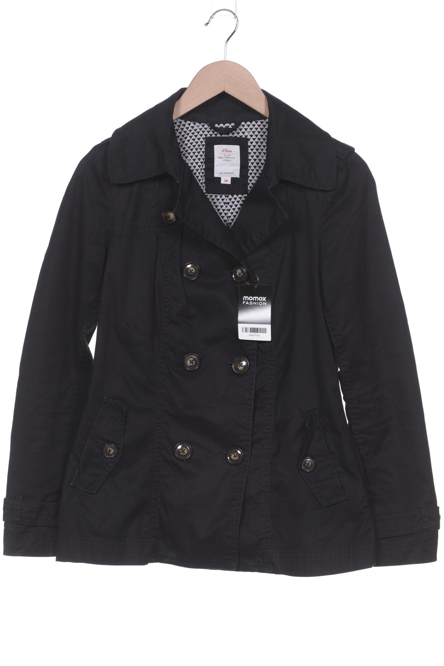 

s.Oliver Damen Jacke, schwarz, Gr. 34