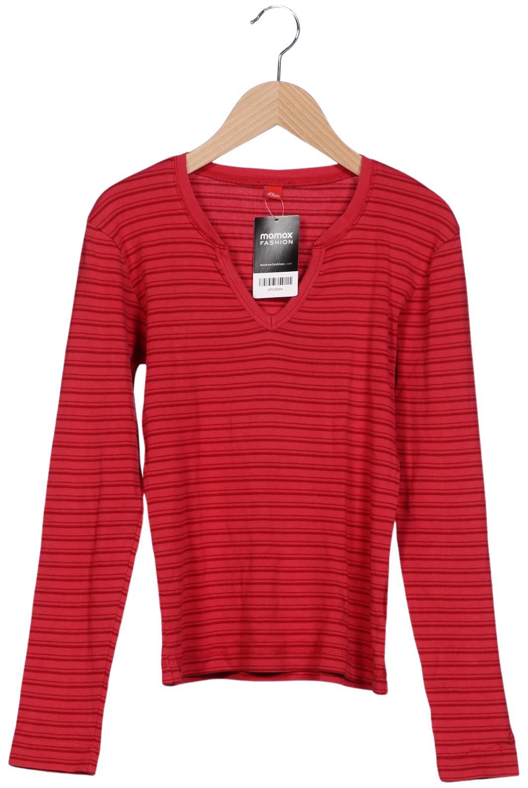 

s.Oliver Damen Langarmshirt, rot, Gr. 34