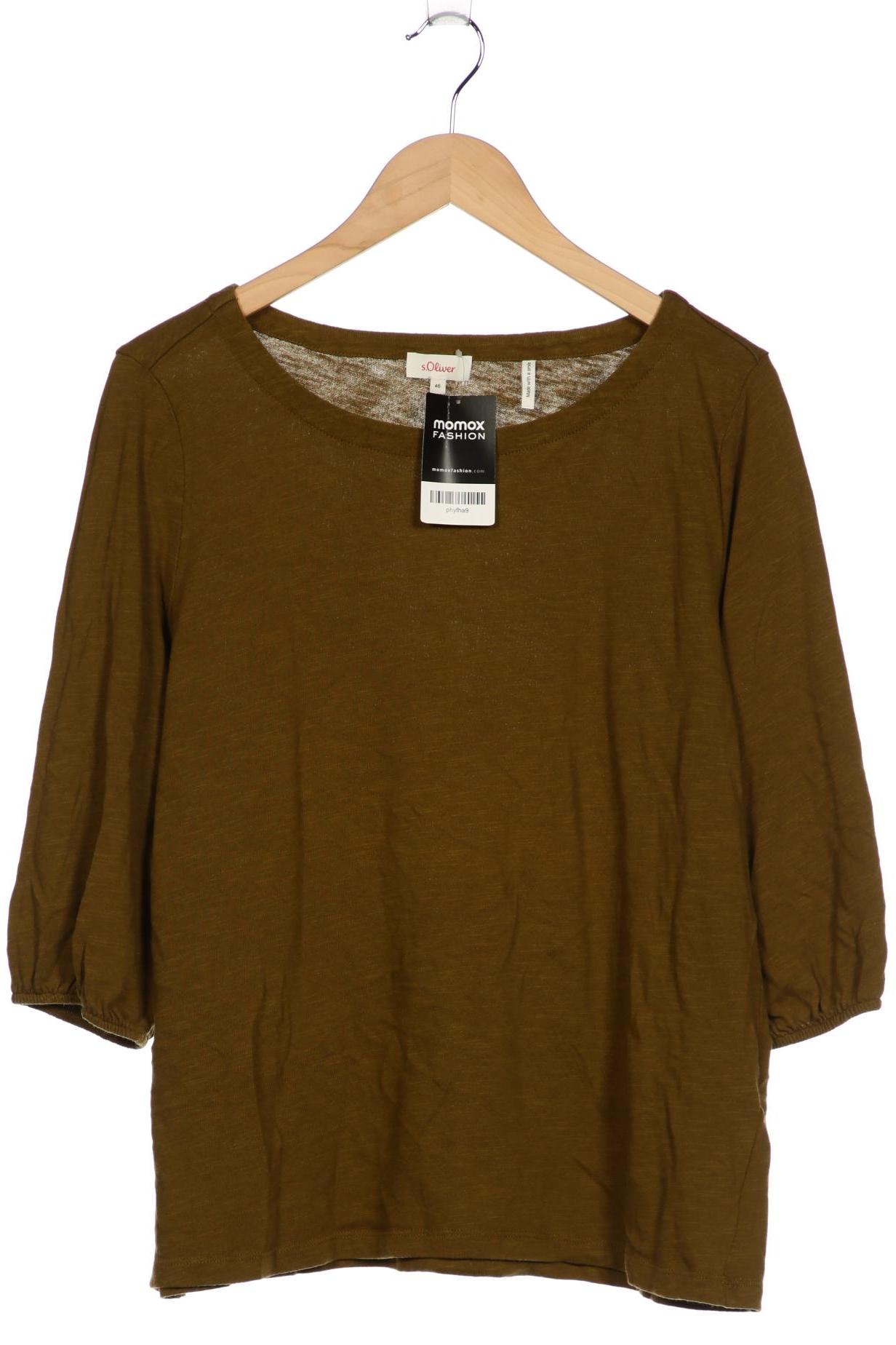 

s.Oliver Damen Langarmshirt, grün, Gr. 46