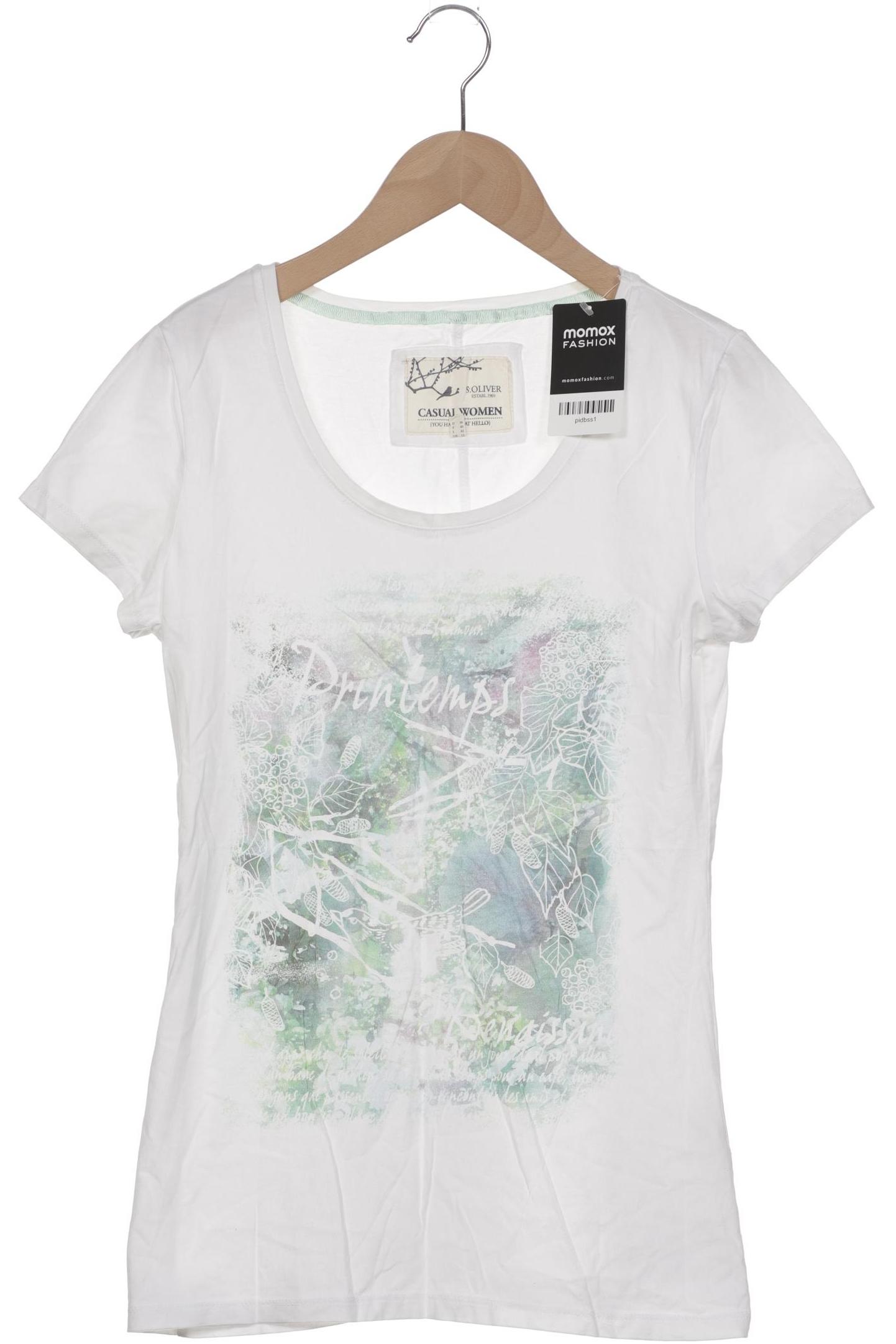 

s.Oliver Damen T-Shirt, weiß, Gr. 38