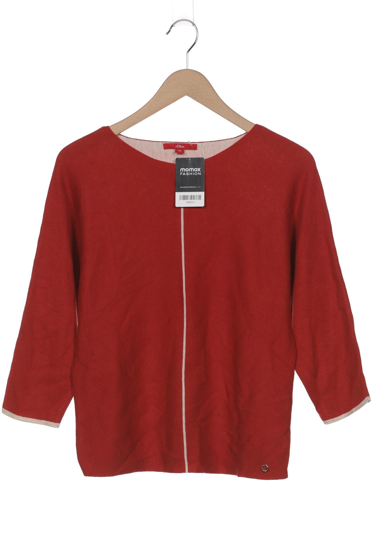 

s.Oliver Damen Pullover, rot, Gr. 36