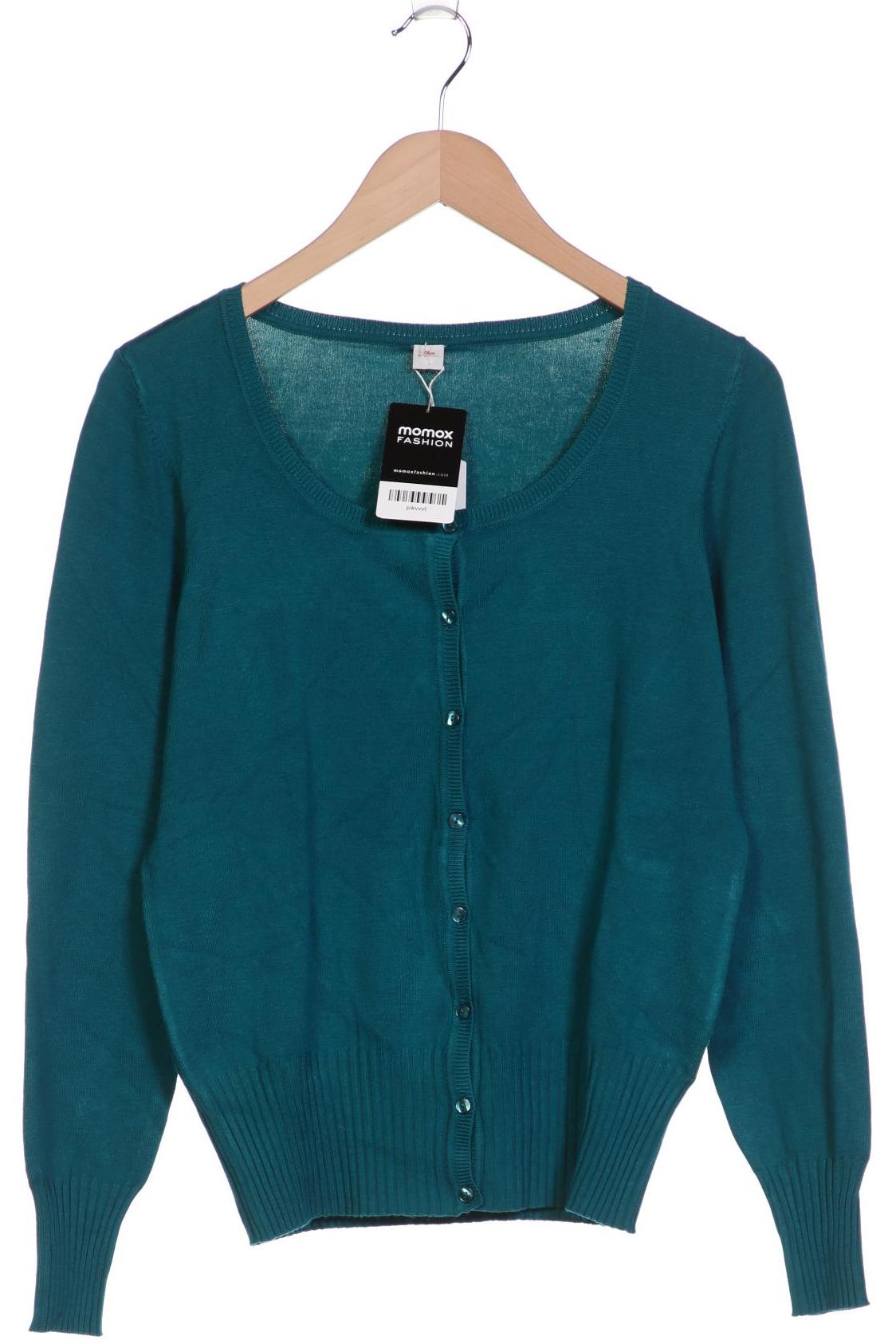 

s.Oliver Damen Strickjacke, türkis, Gr. 40
