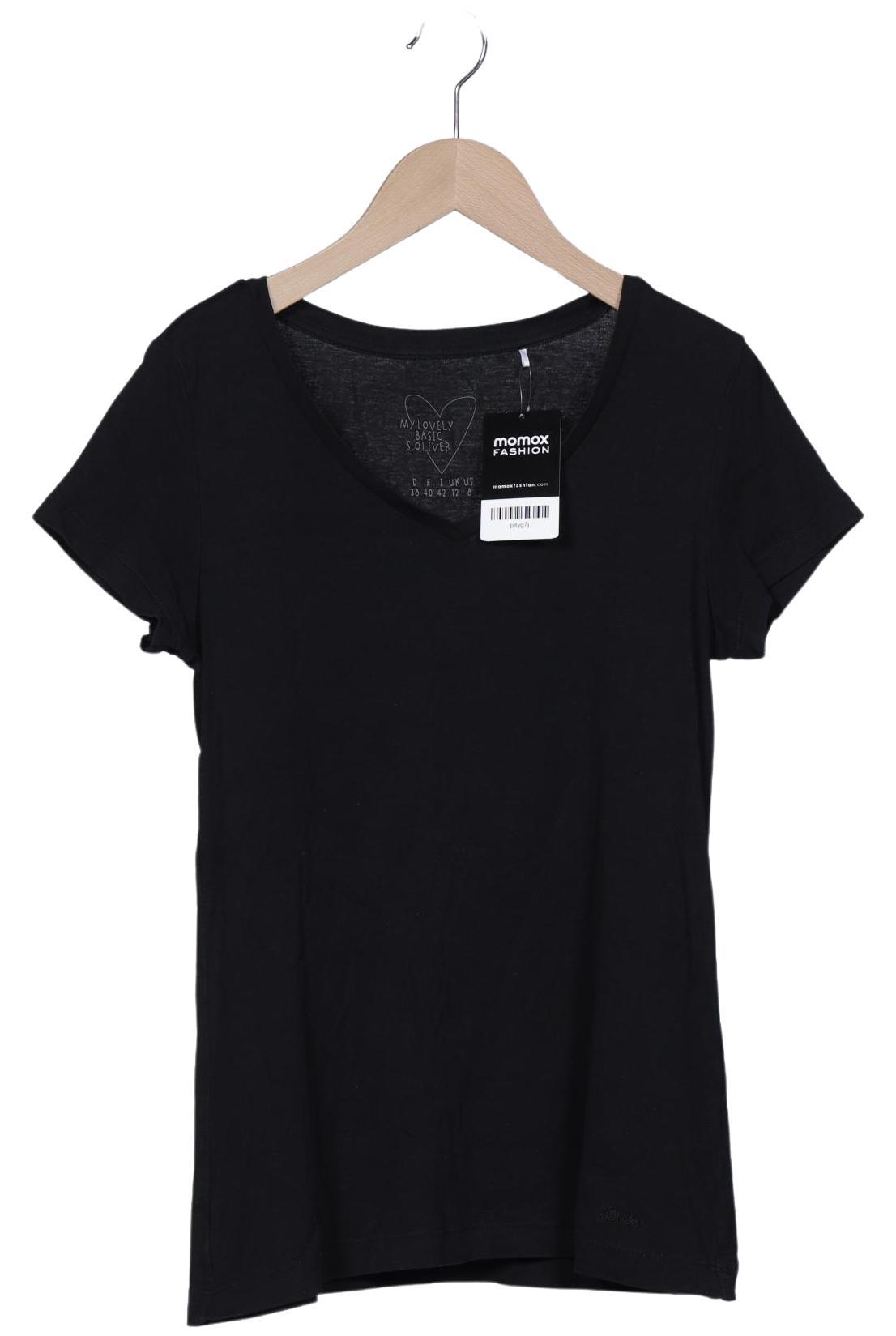 

s.Oliver Damen T-Shirt, schwarz, Gr. 38