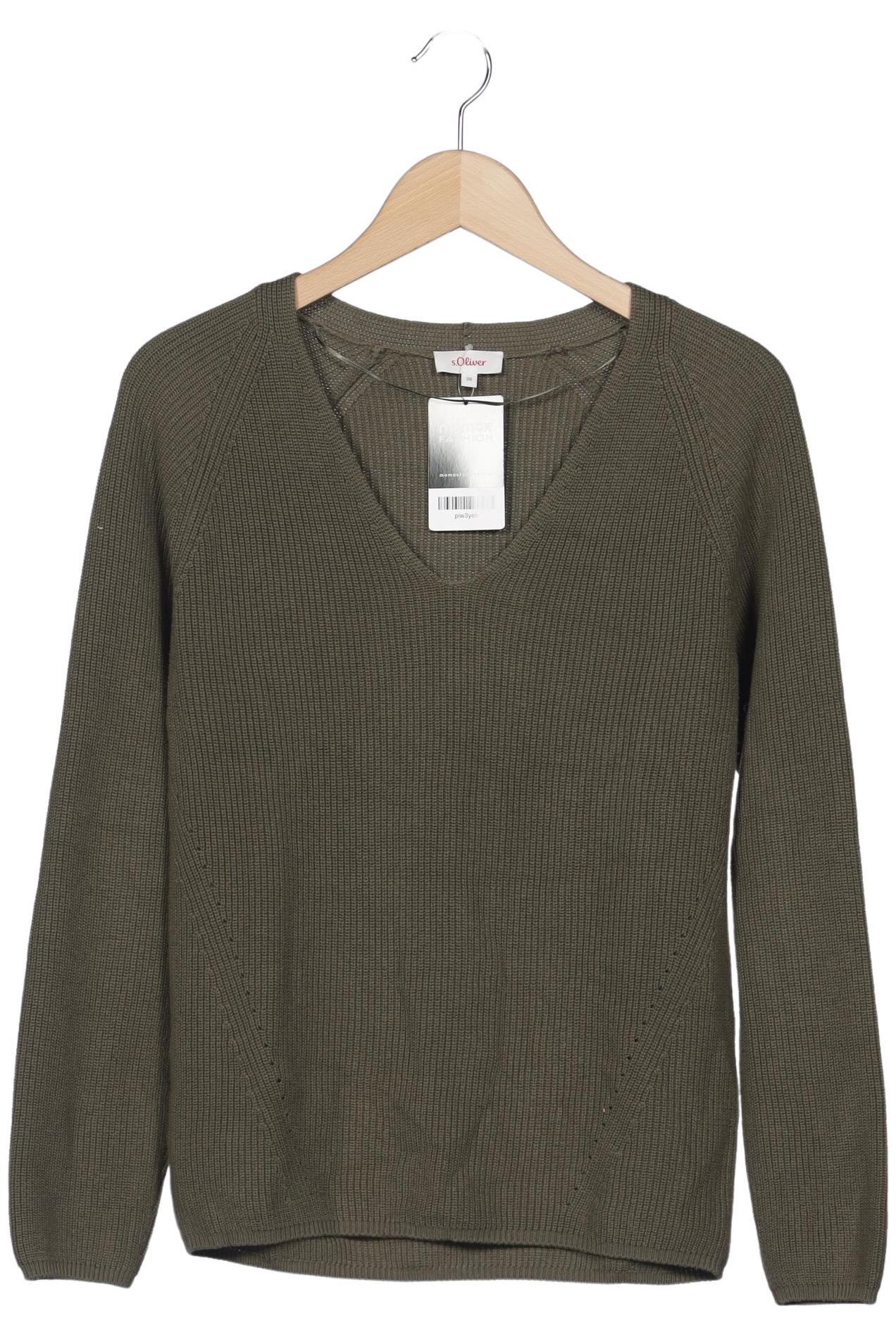

s.Oliver Damen Pullover, grün, Gr. 36