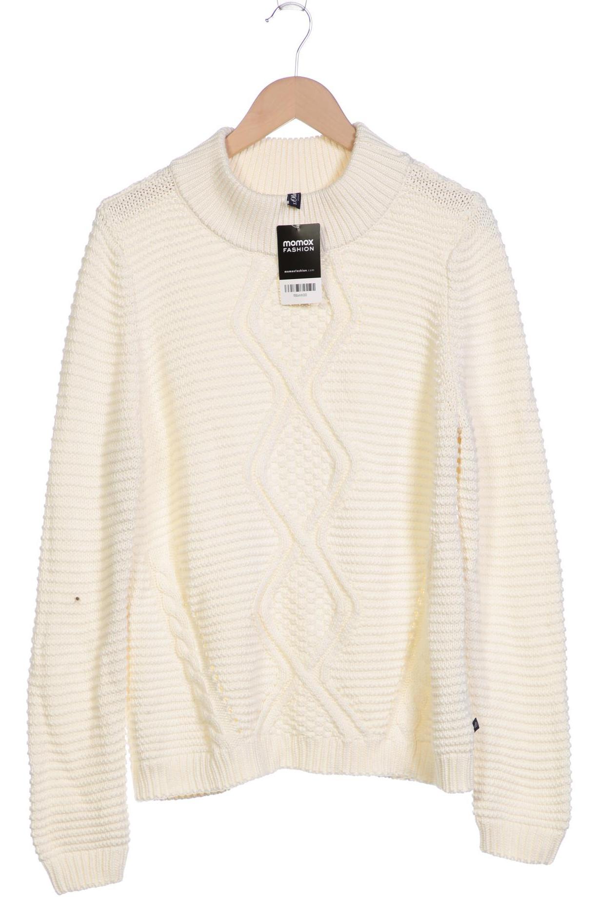 

s.Oliver Damen Pullover, cremeweiß
