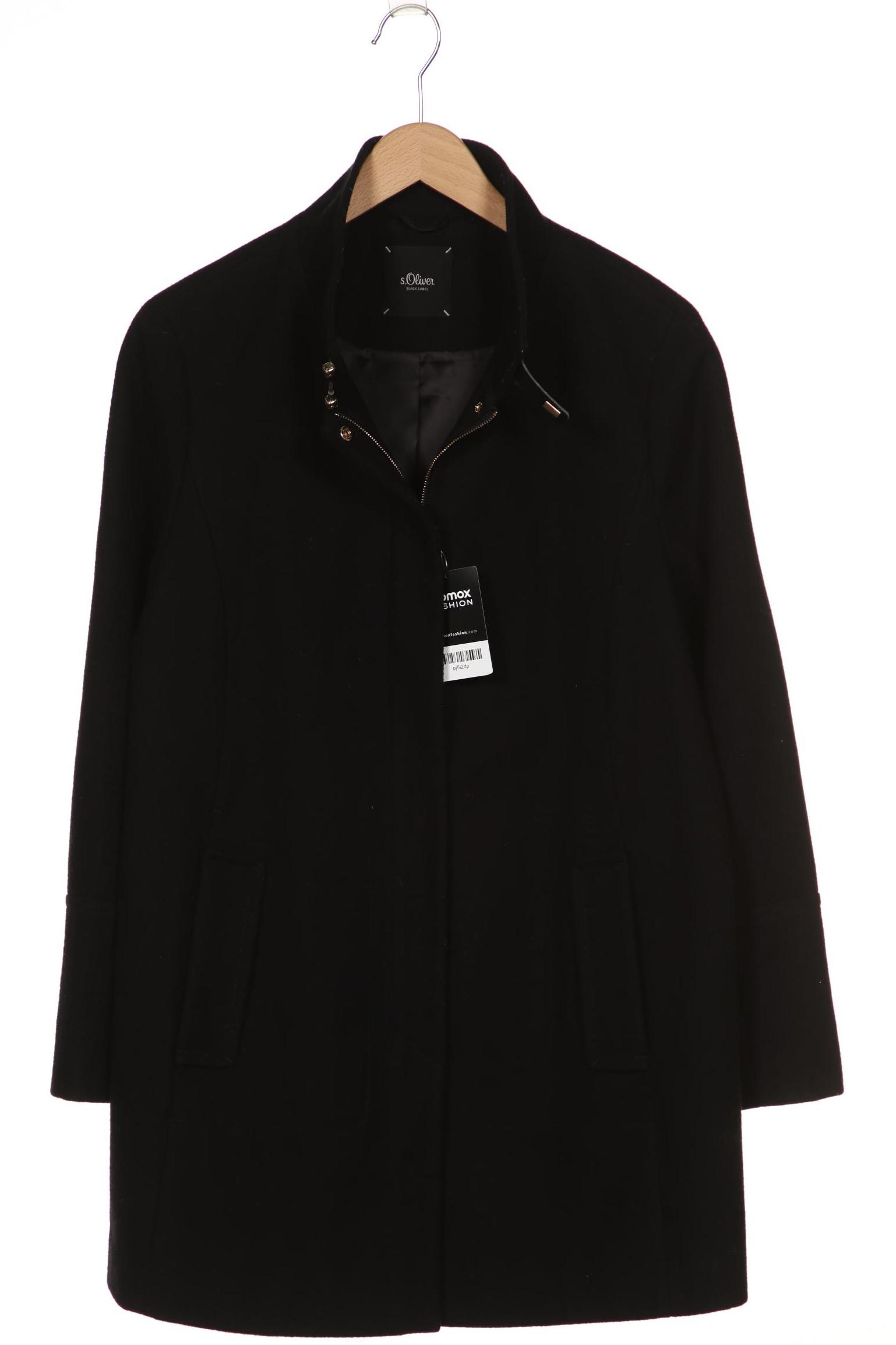 

s.Oliver Damen Mantel, schwarz