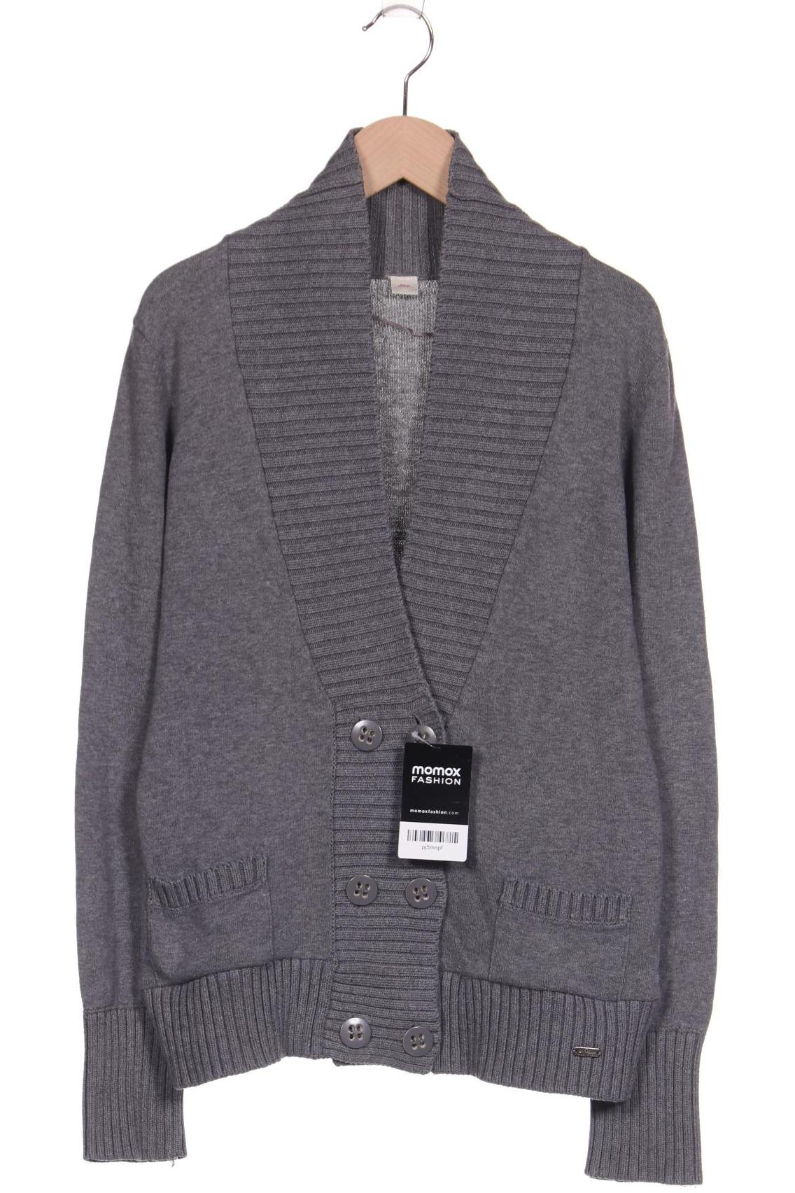 

s.Oliver Damen Strickjacke, grau