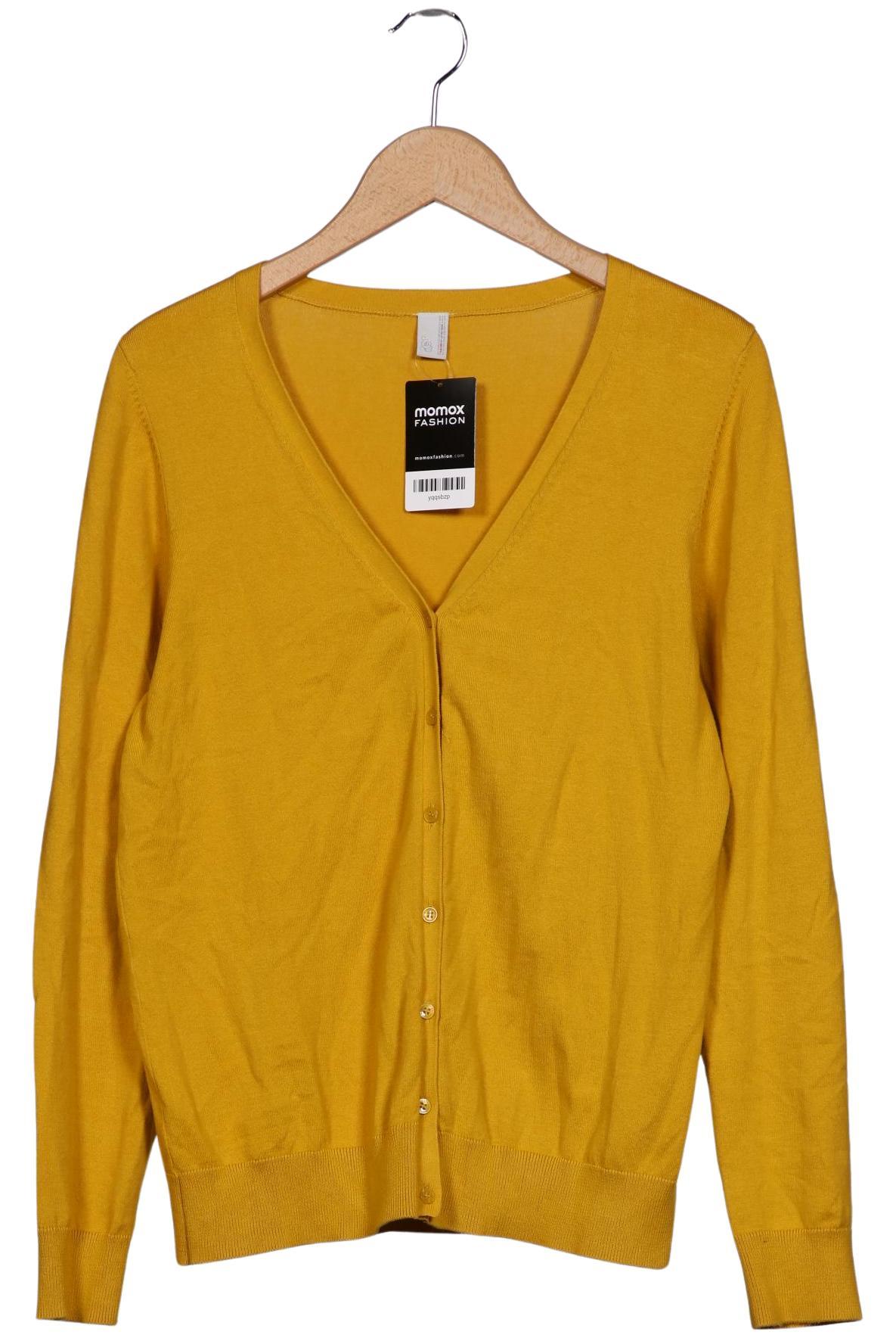 

s.Oliver Damen Strickjacke, gelb, Gr. 40