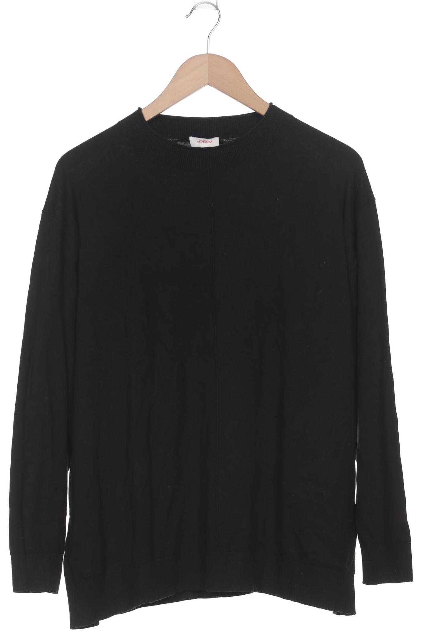 

s.Oliver Damen Pullover, schwarz, Gr. 48