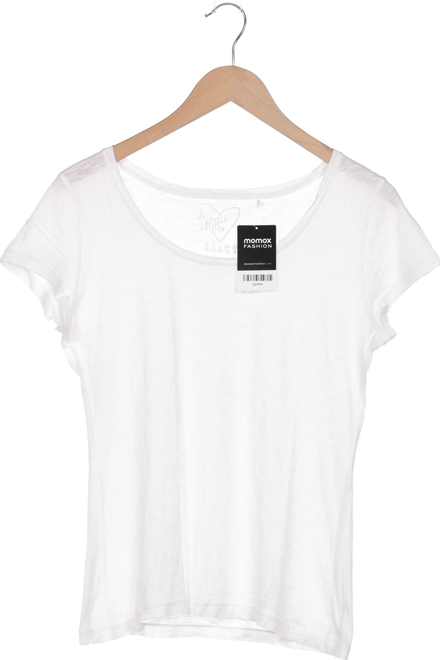 

s.Oliver Damen T-Shirt, weiß, Gr. 38
