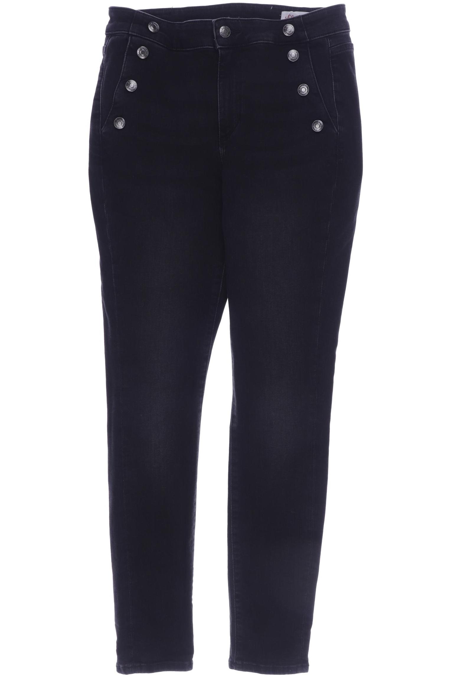 

s.Oliver Damen Jeans, schwarz, Gr. 38