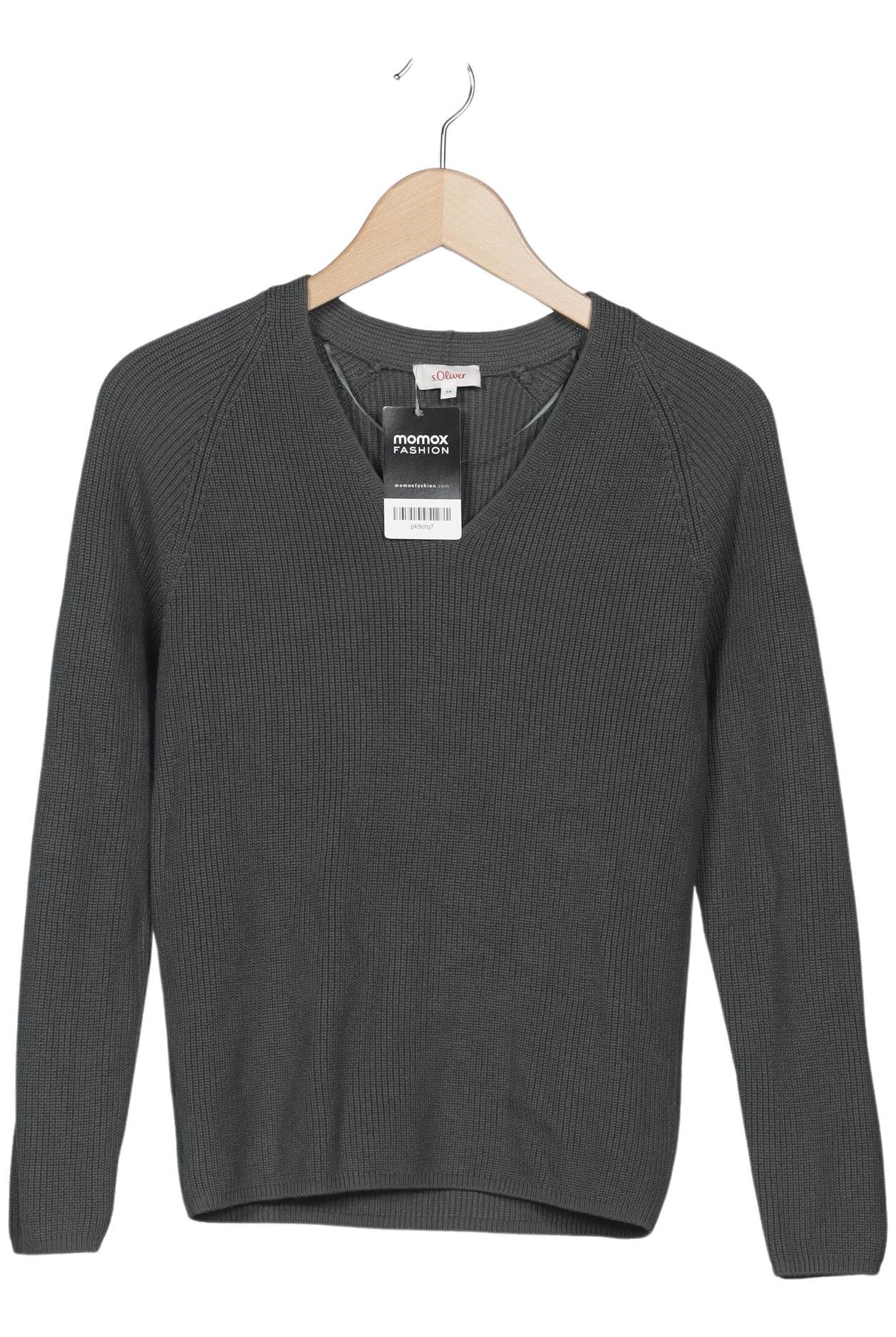 

s.Oliver Damen Pullover, grau, Gr. 34