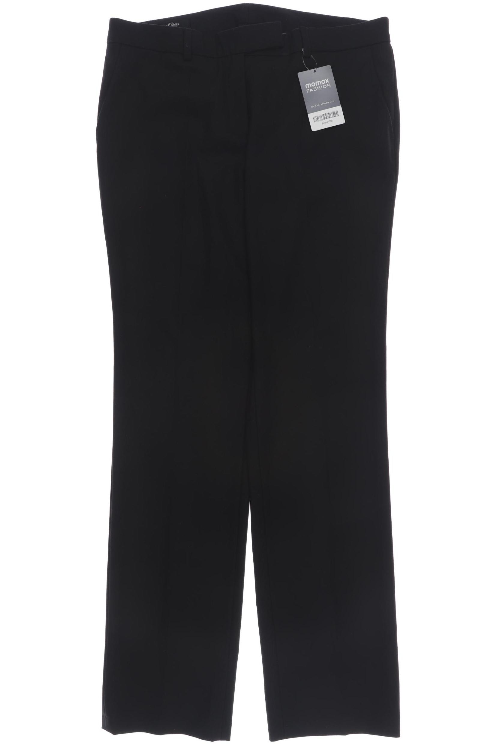 

s.Oliver Damen Stoffhose, schwarz