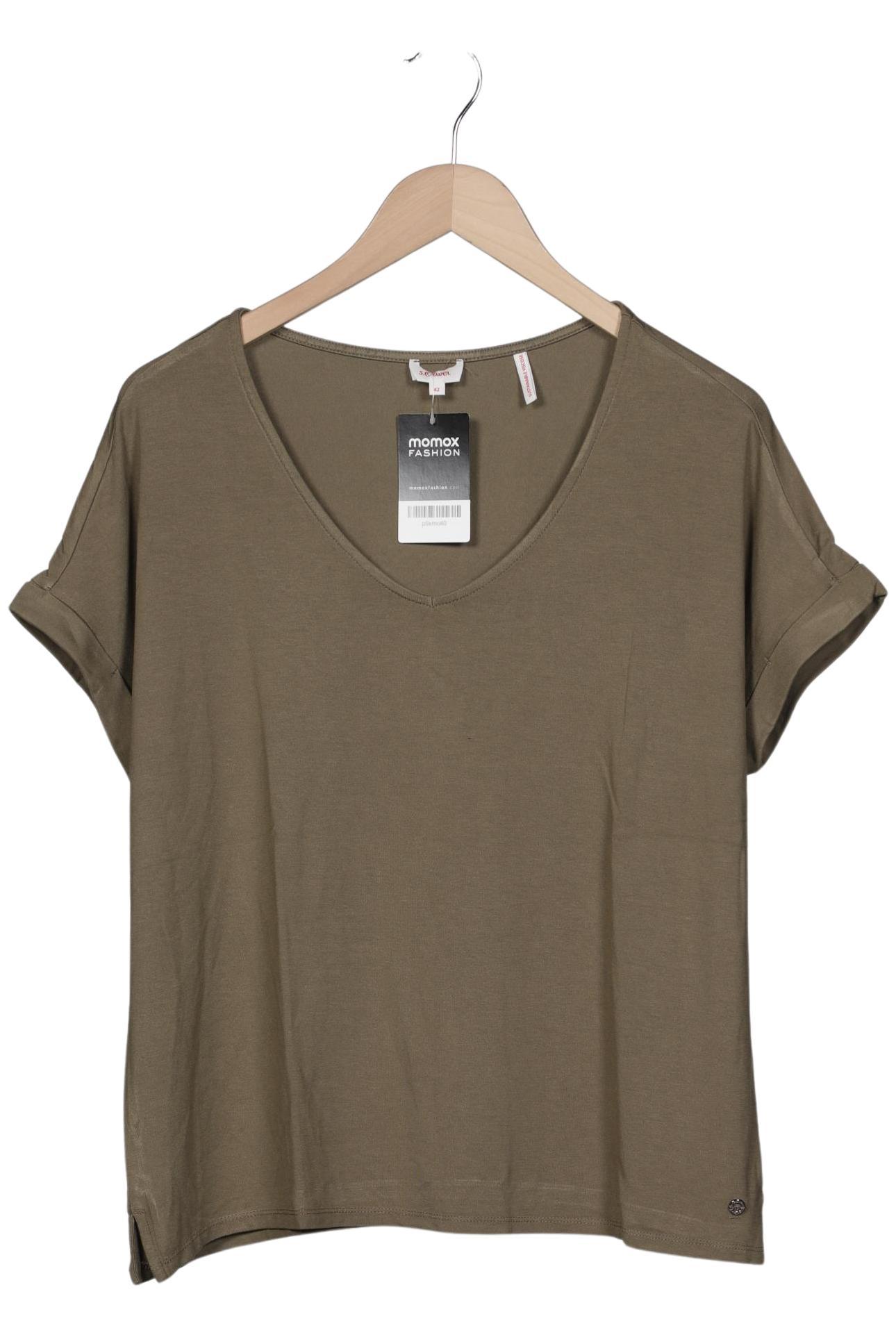

s.Oliver Damen T-Shirt, grün, Gr. 42