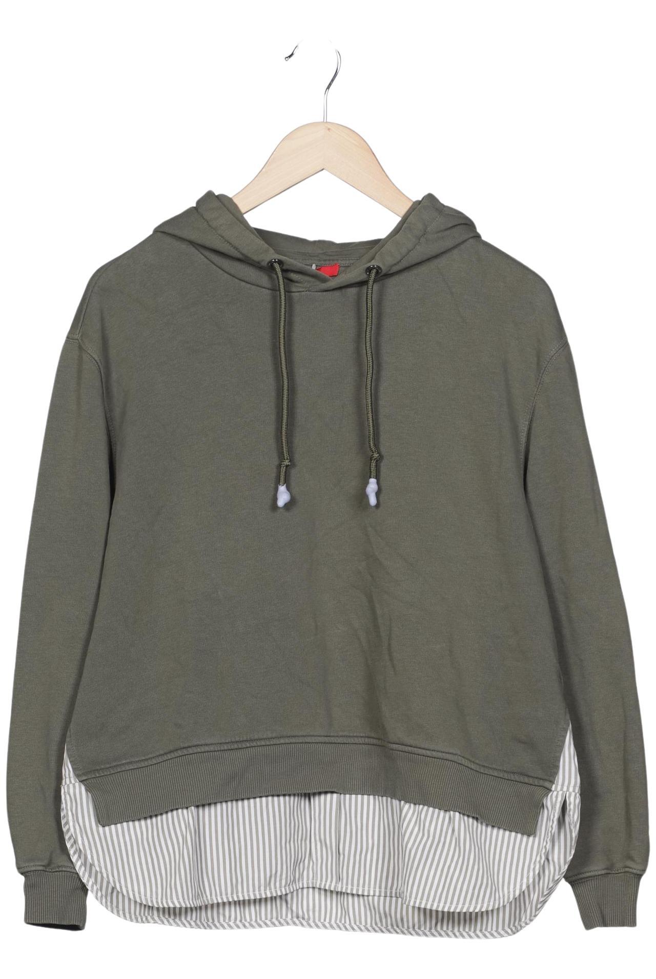

s.Oliver Damen Kapuzenpullover, grün, Gr. 40