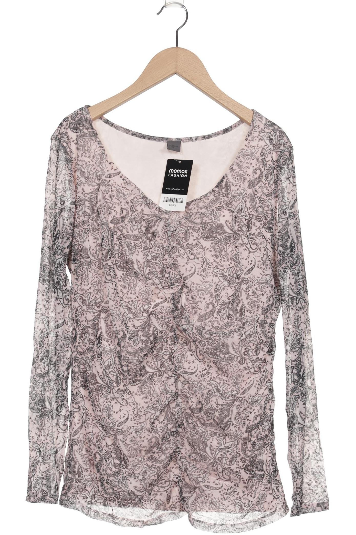 

s.Oliver Damen Langarmshirt, grau, Gr. 44