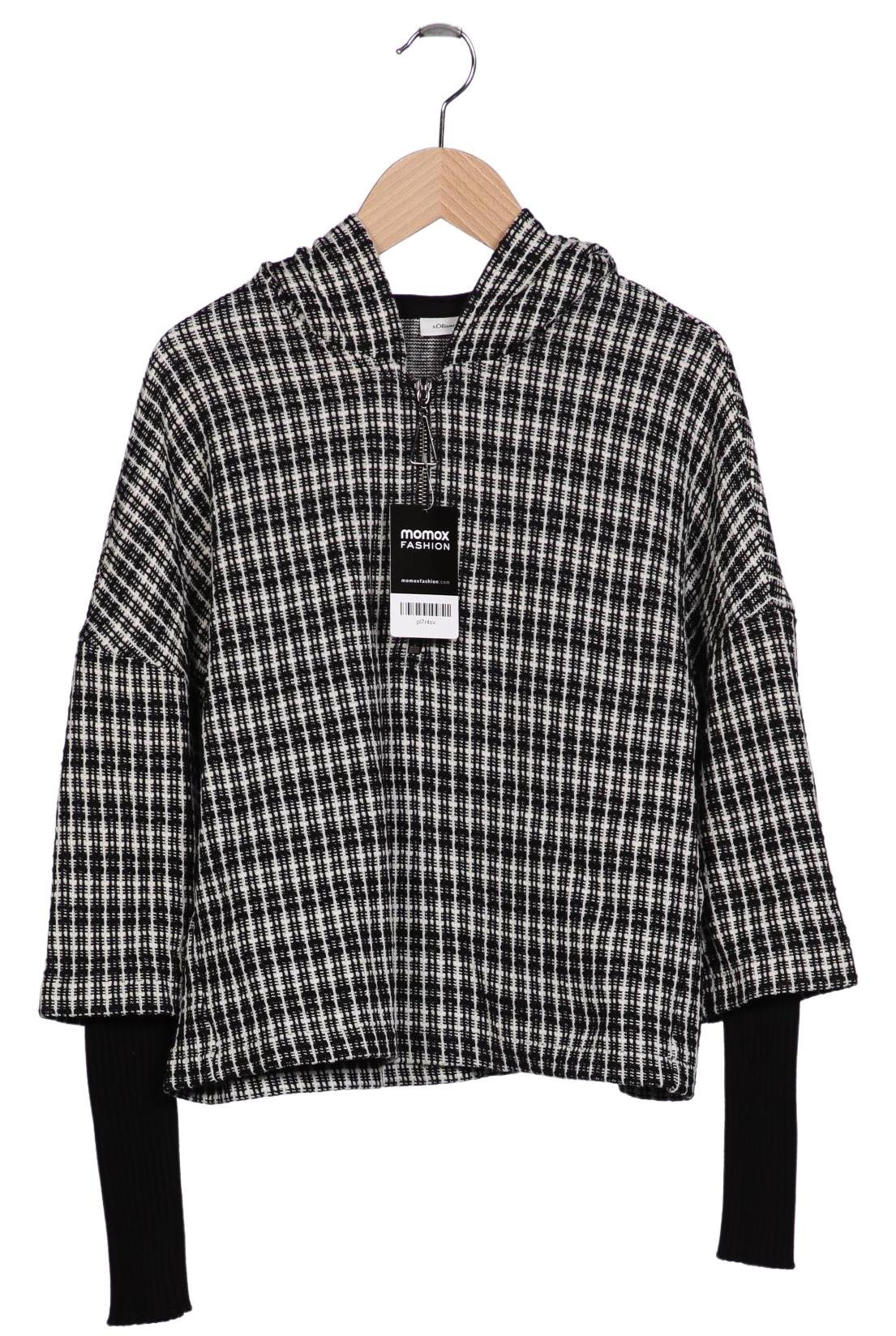 

s.Oliver Damen Kapuzenpullover, schwarz, Gr. 34