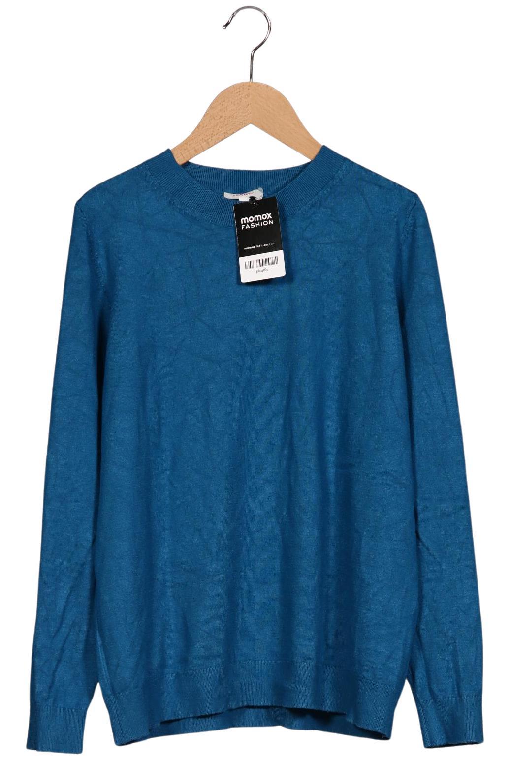 

s.Oliver Damen Pullover, blau, Gr. 42