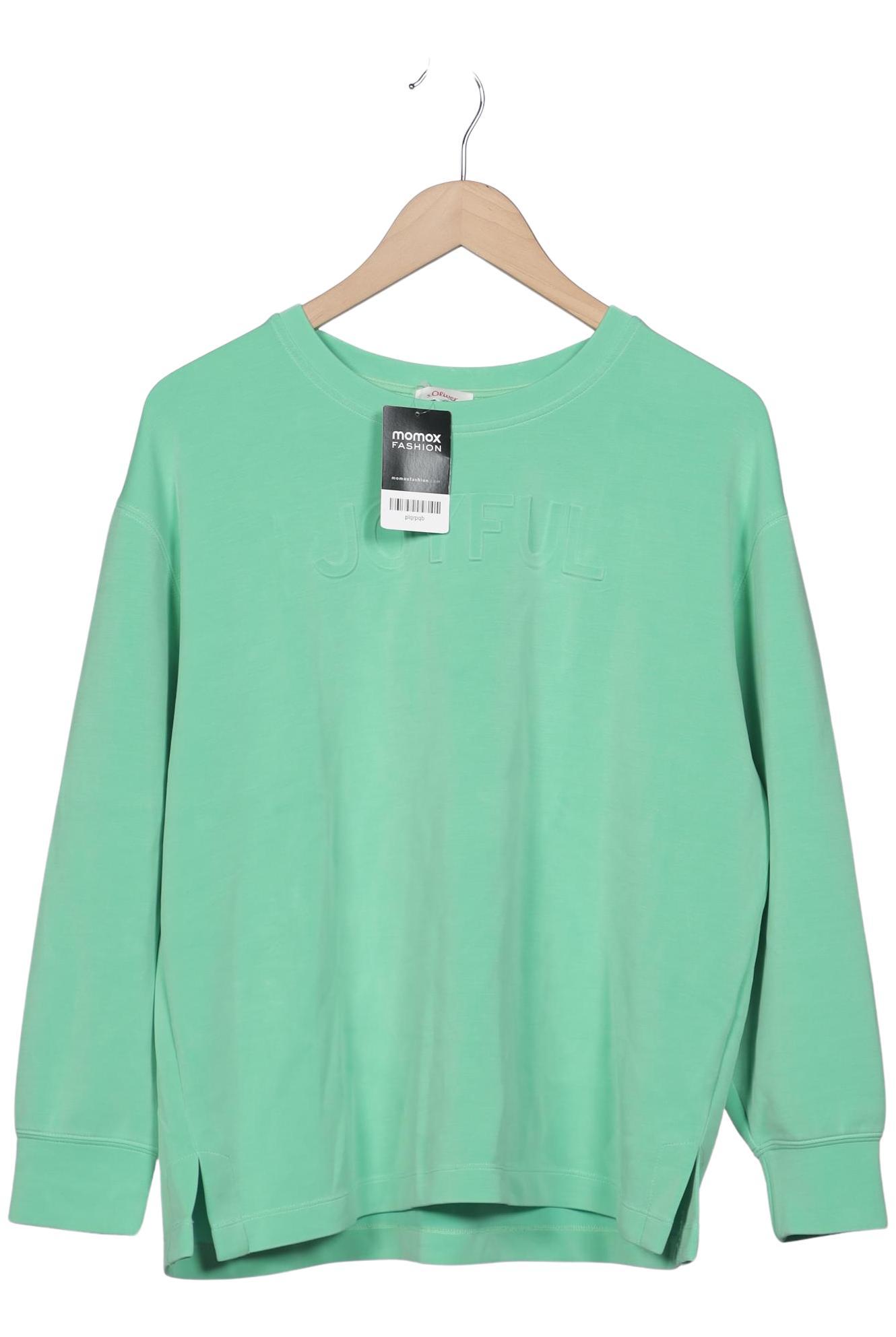 

s.Oliver Damen Sweatshirt, hellgrün, Gr. 44