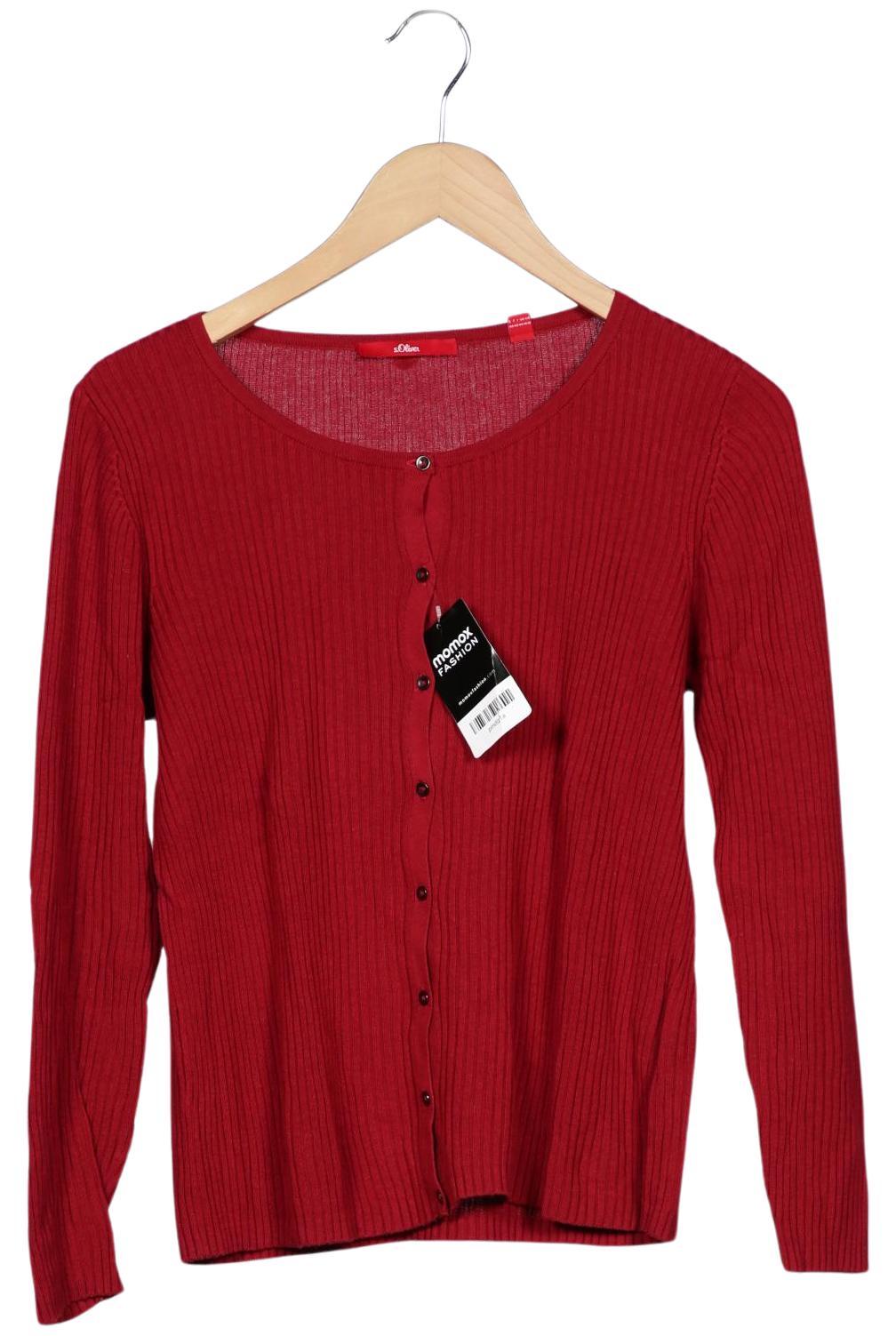 

s.Oliver Damen Strickjacke, rot, Gr. 40
