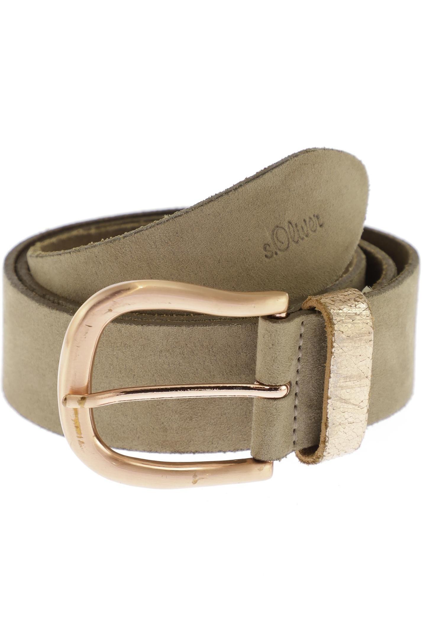 

s.Oliver Damen Gürtel, beige, Gr. 85