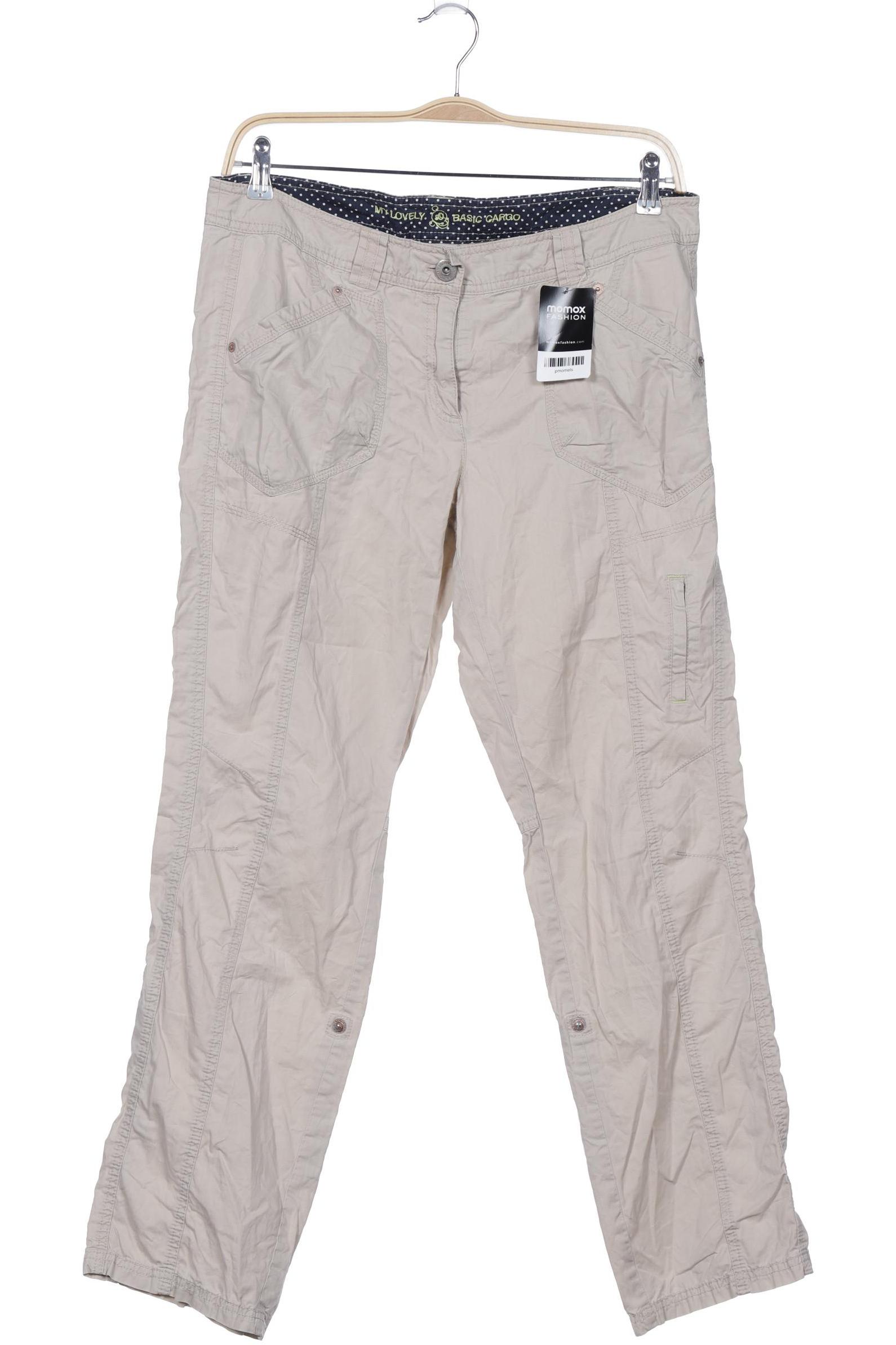 

s.Oliver Damen Stoffhose, beige, Gr. 42