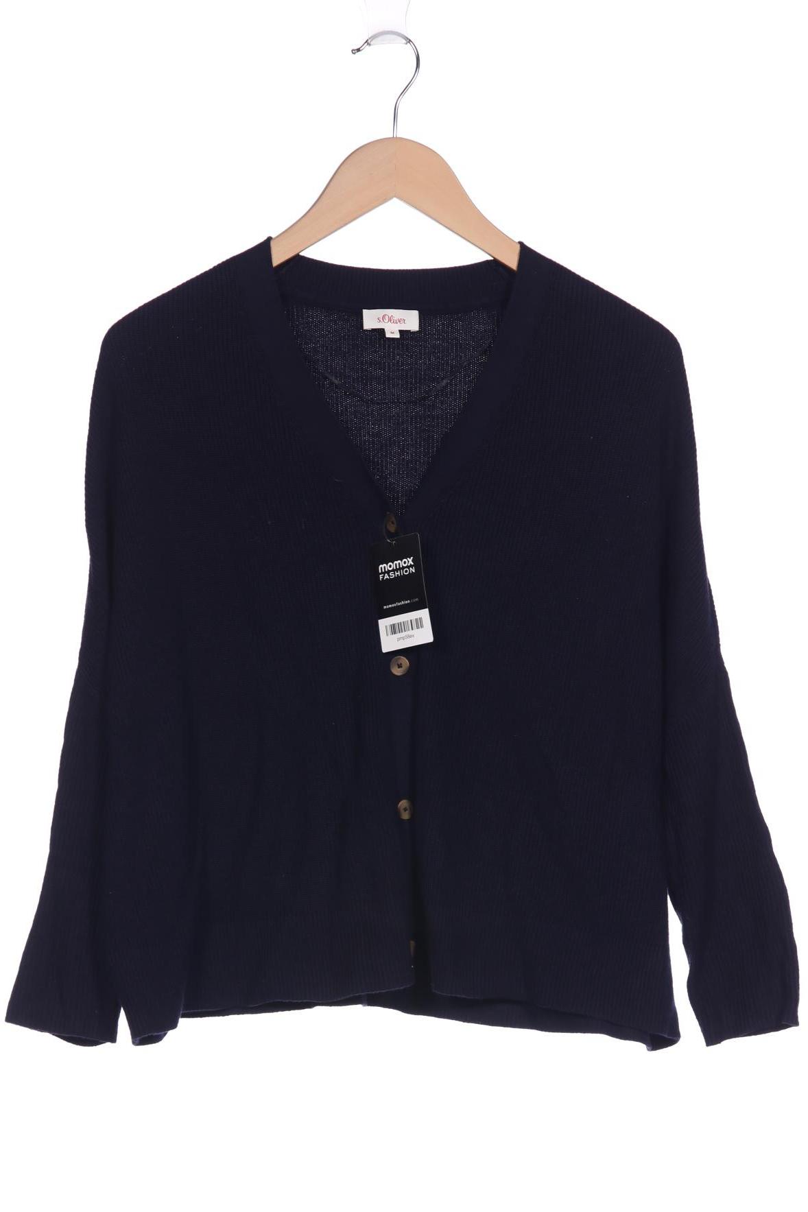 

s.Oliver Damen Strickjacke, marineblau, Gr. 38