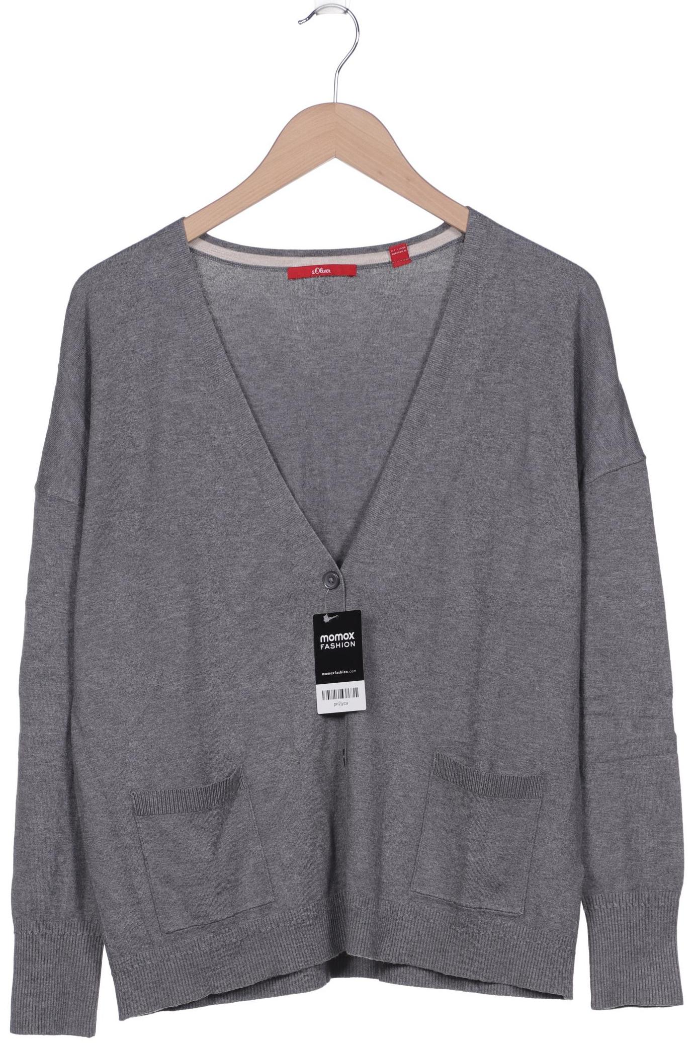 

s.Oliver Damen Strickjacke, grau