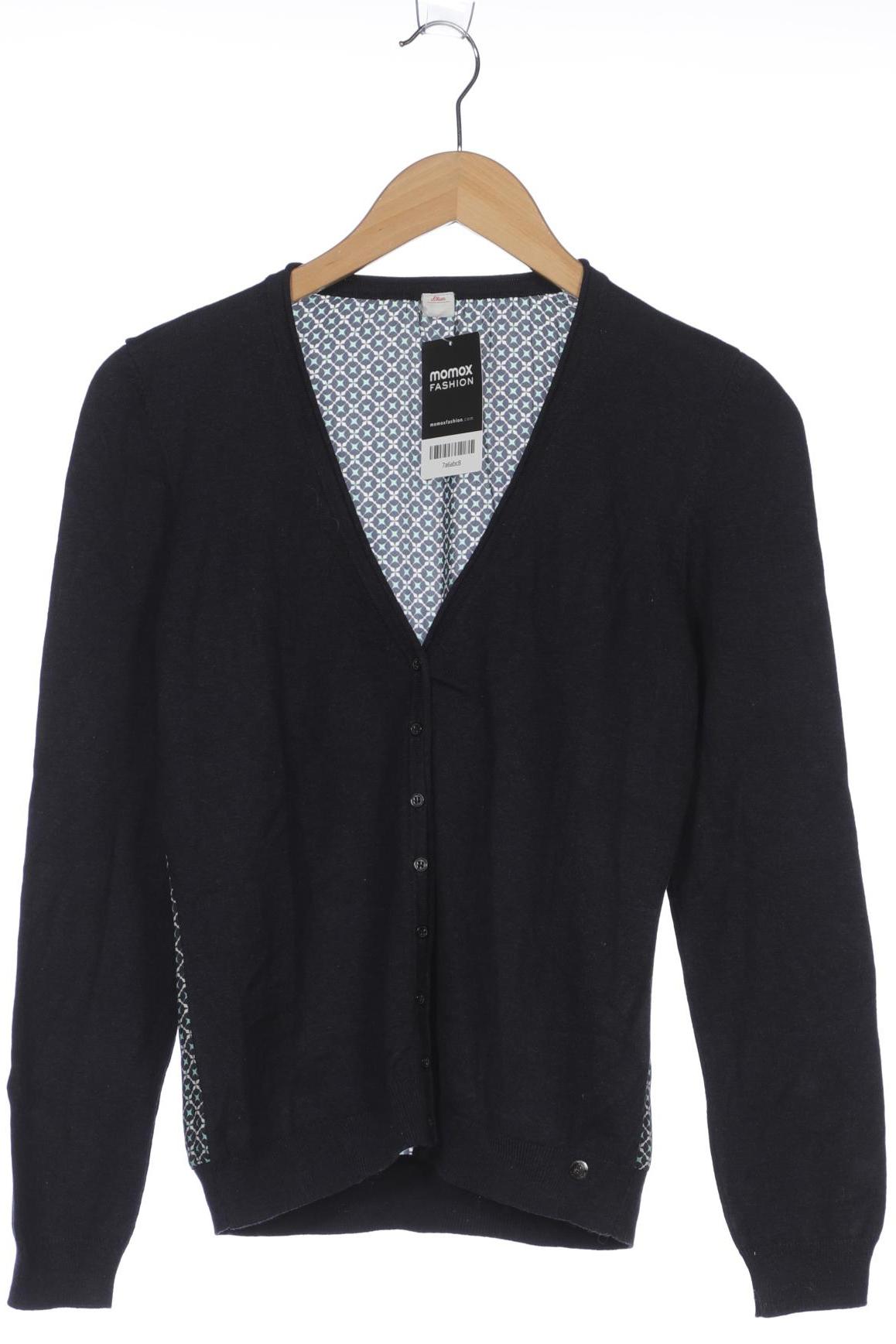 

s.Oliver Damen Strickjacke, marineblau, Gr. 36
