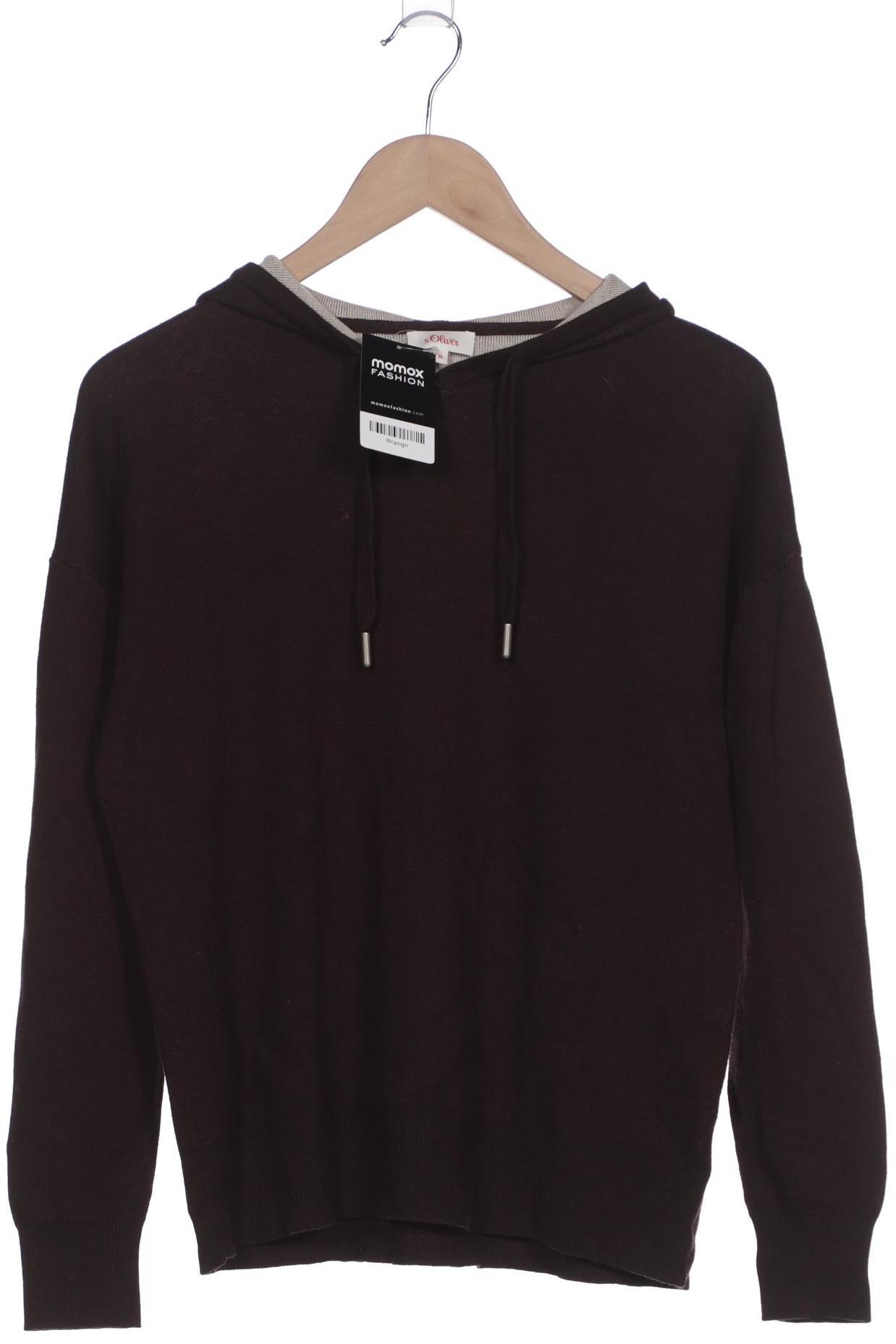 

s.Oliver Damen Kapuzenpullover, braun, Gr. 36