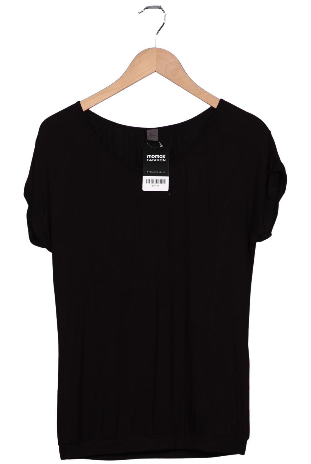 

s.Oliver Damen T-Shirt, schwarz, Gr. 36