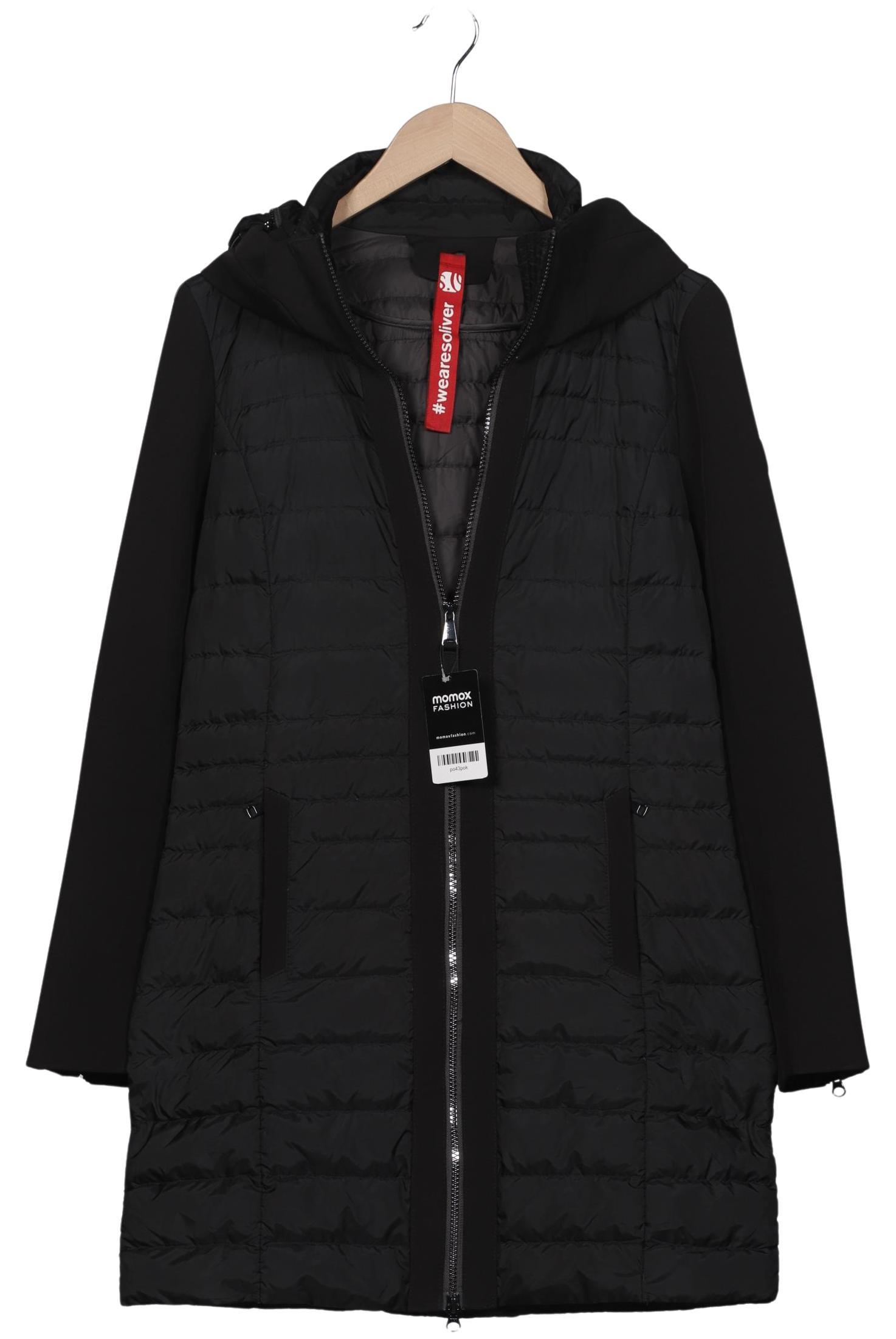 

s.Oliver Damen Jacke, schwarz, Gr. 36