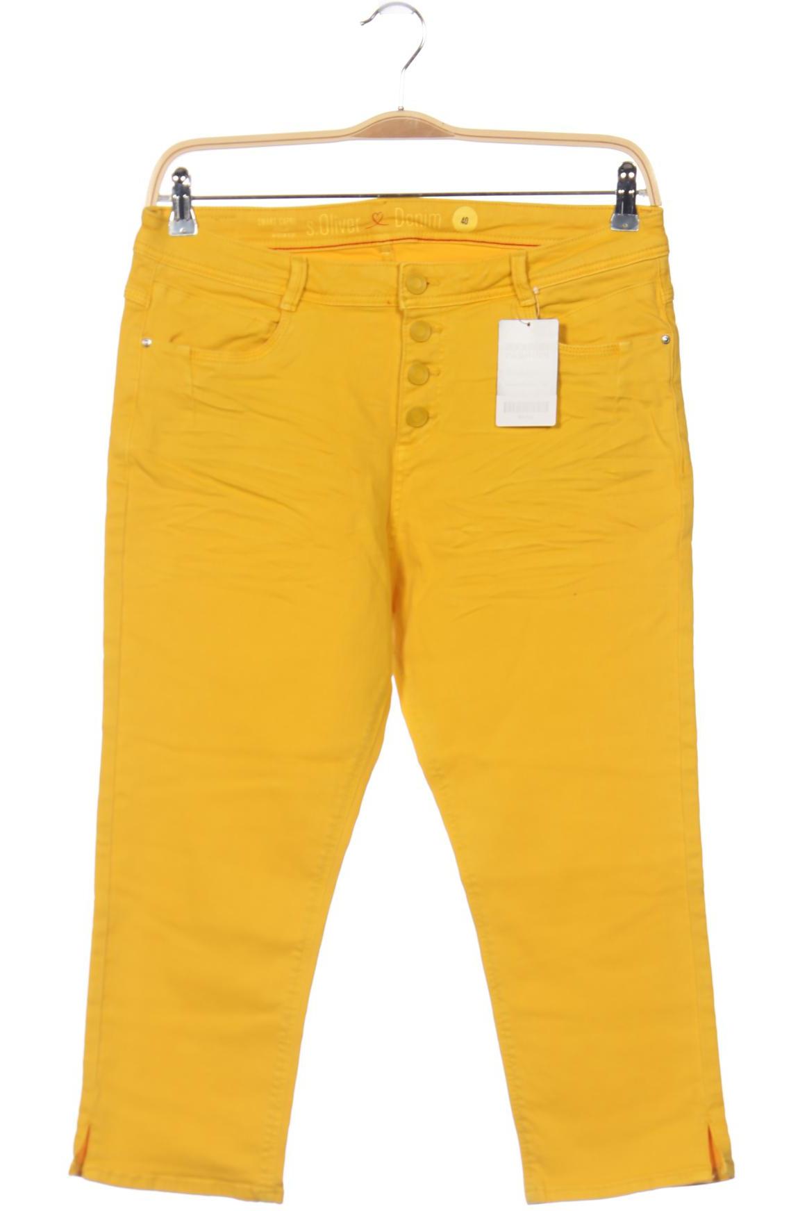 

s.Oliver Damen Jeans, gelb