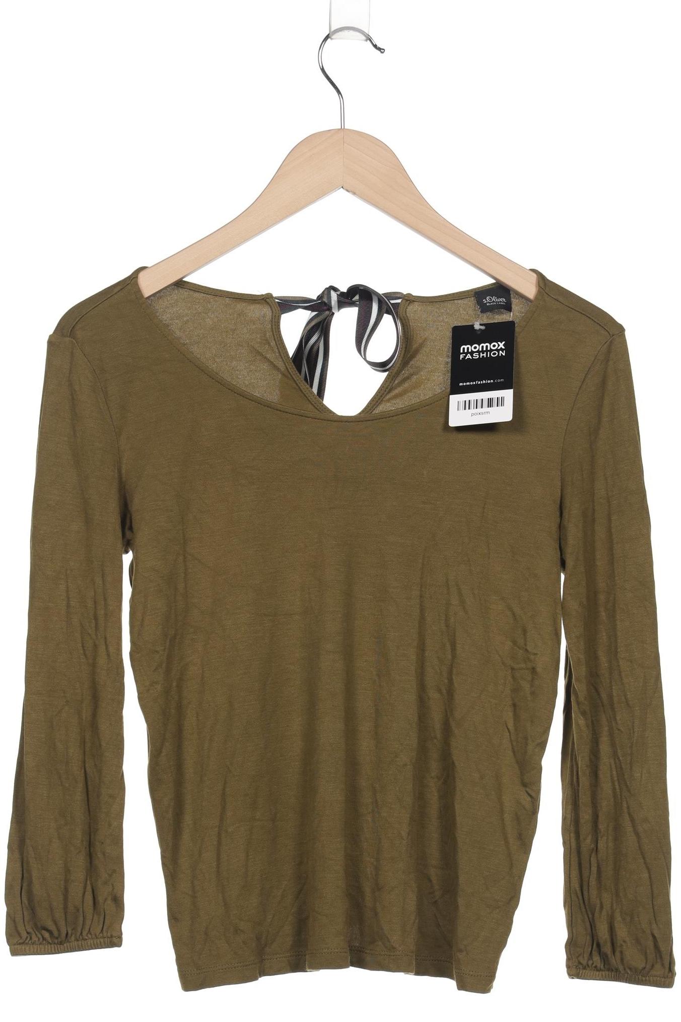 

s.Oliver Damen Langarmshirt, grün, Gr. 36