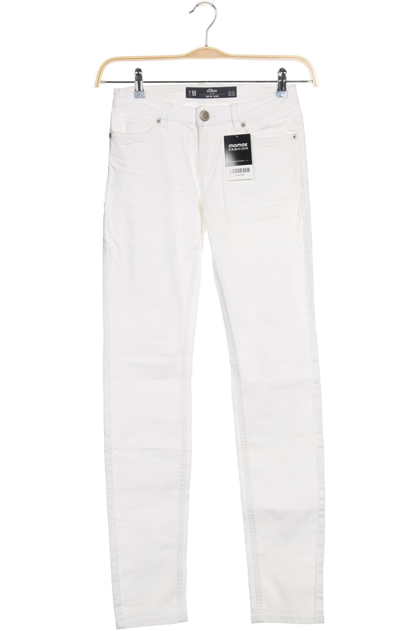 

s.Oliver Damen Jeans, weiß, Gr. 25