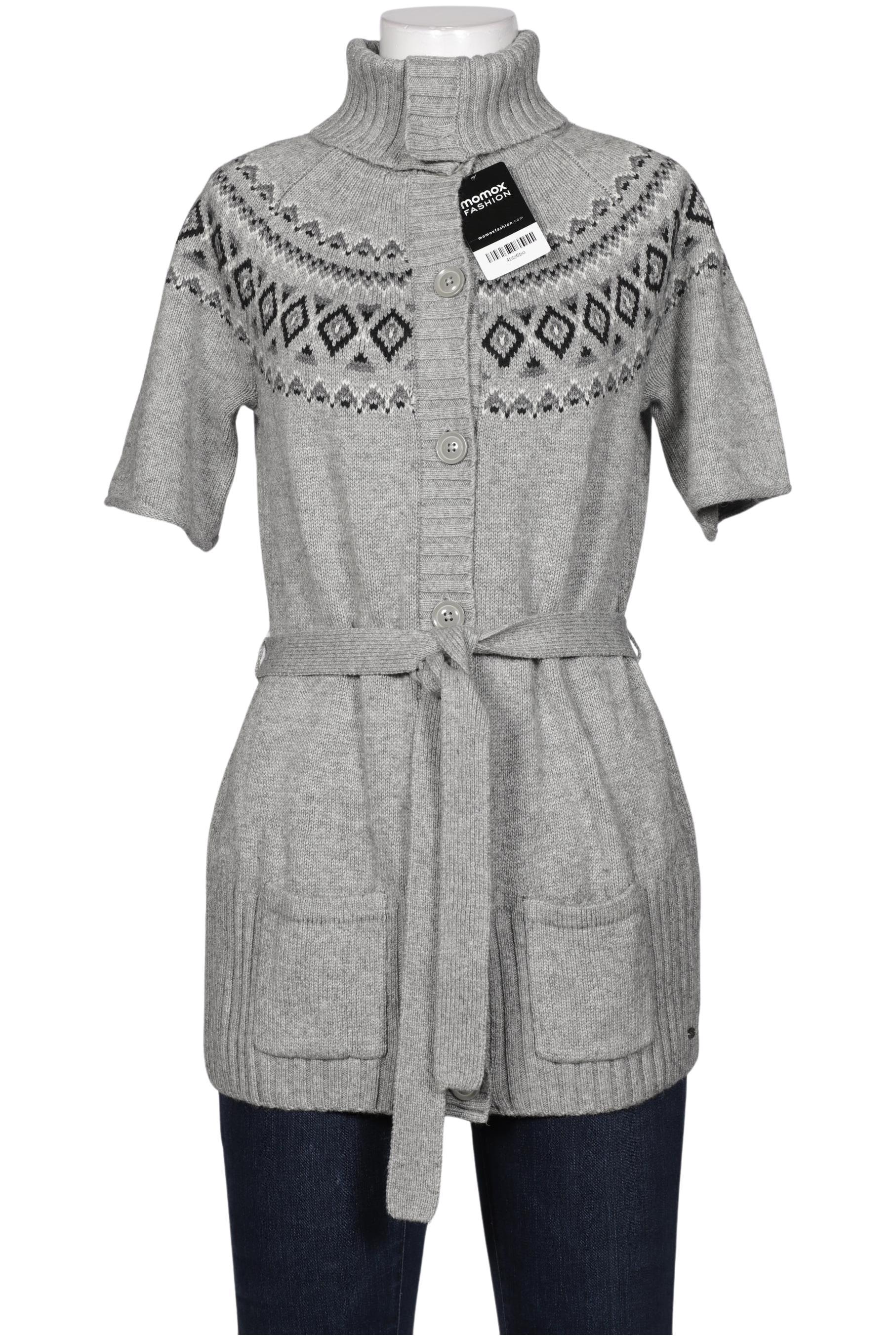 

s.Oliver Damen Strickjacke, grau, Gr. 38