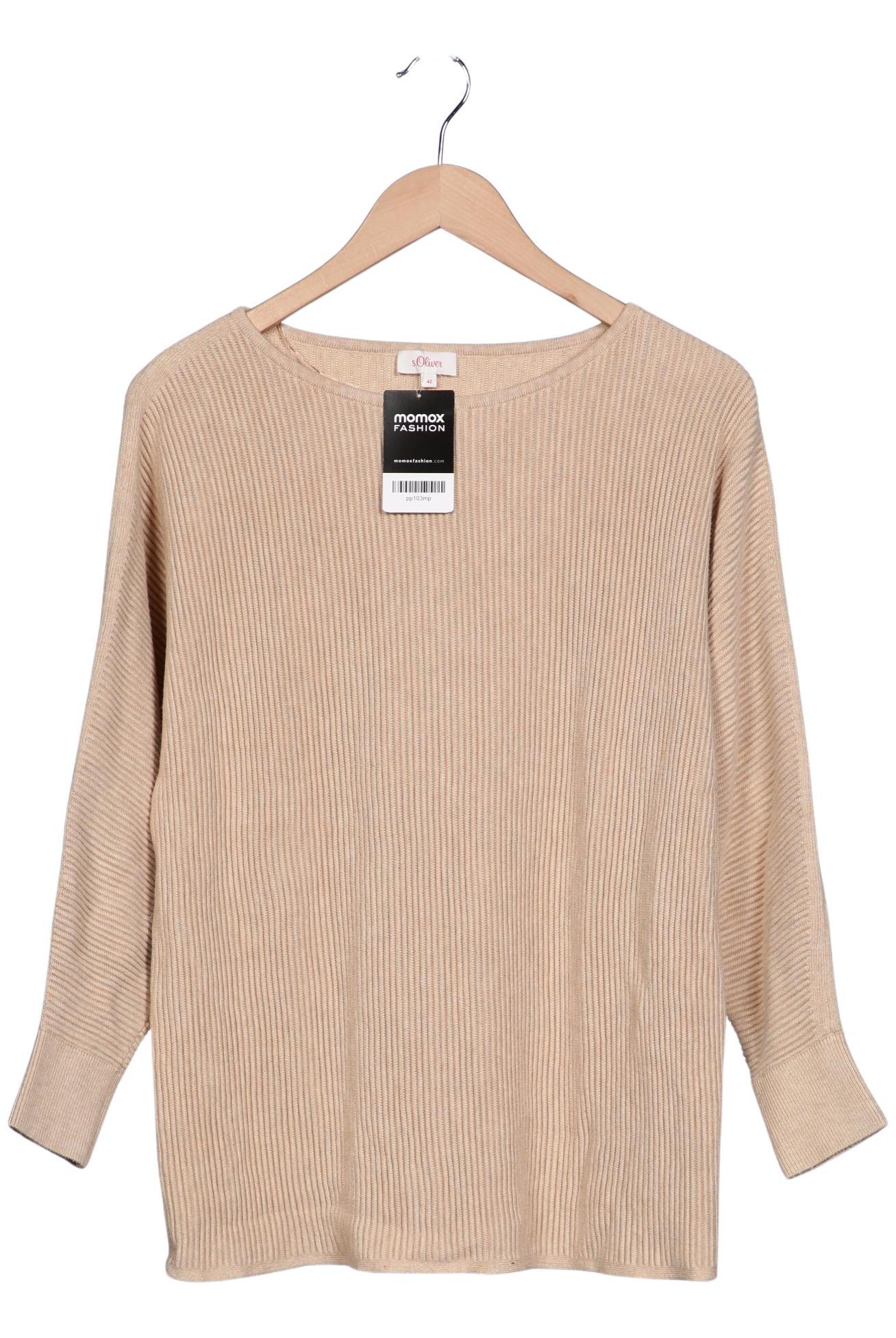 

s.Oliver Damen Pullover, beige, Gr. 42
