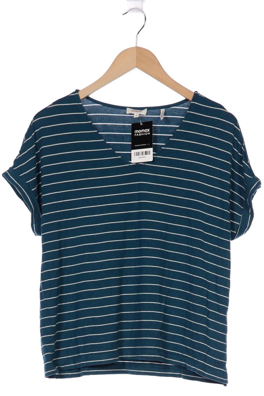 

s.Oliver Damen T-Shirt, türkis, Gr. 40