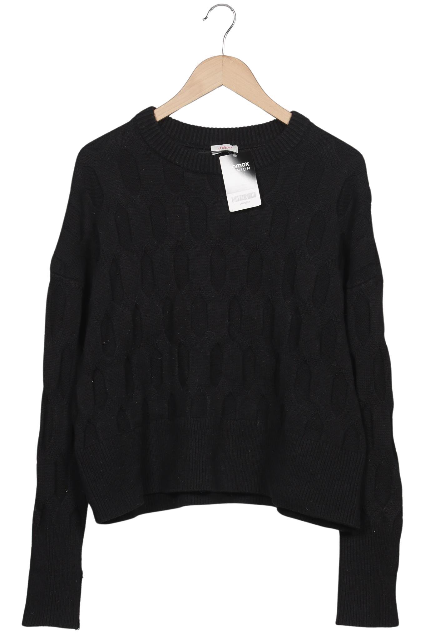 

s.Oliver Damen Pullover, schwarz, Gr. 46