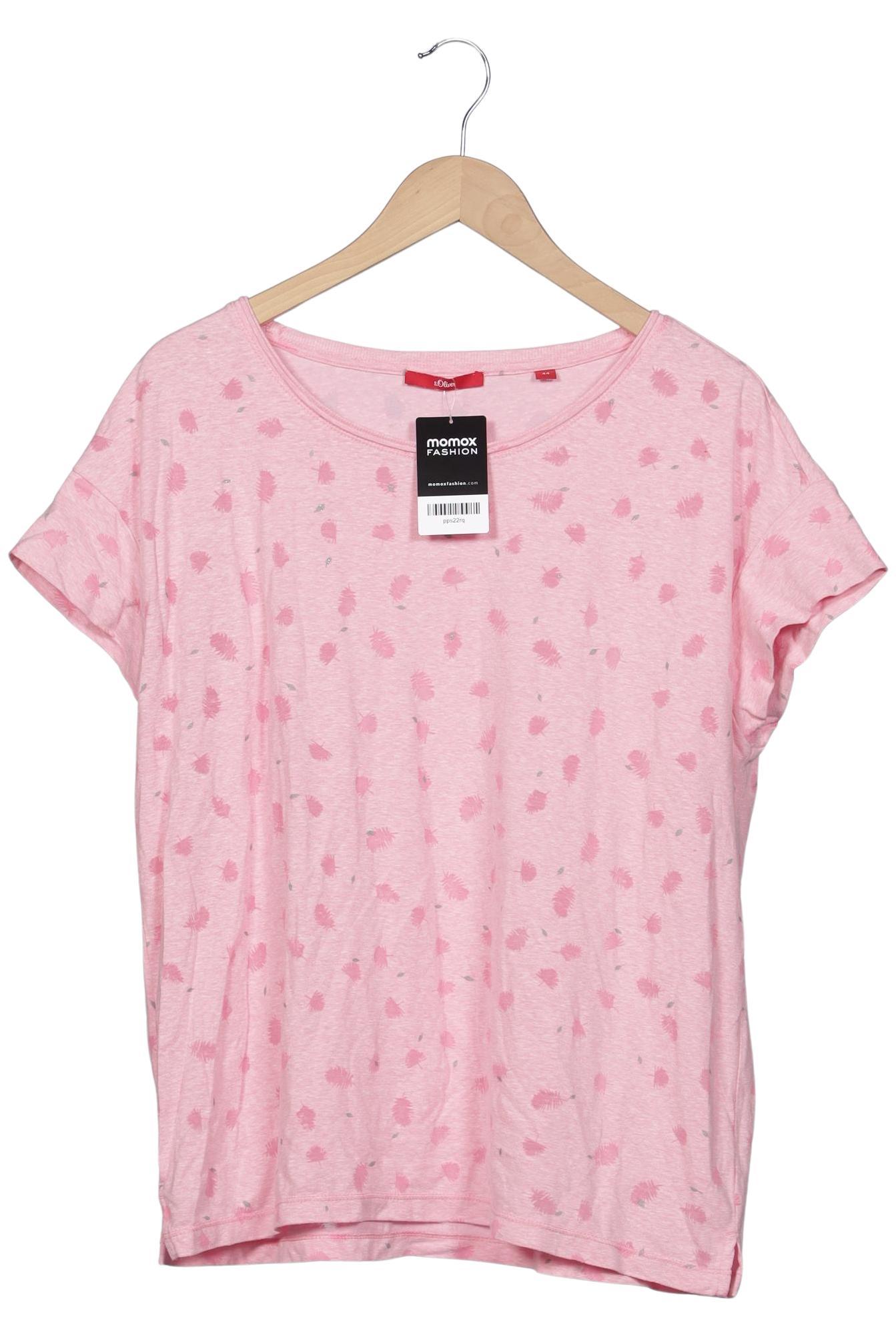 

s.Oliver Damen T-Shirt, pink, Gr. 44